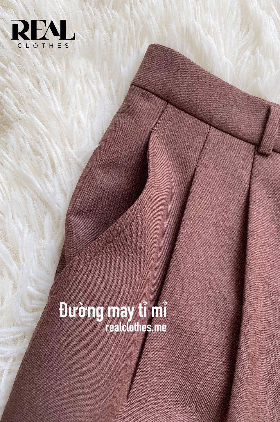 Quần lưng cao socola SALE