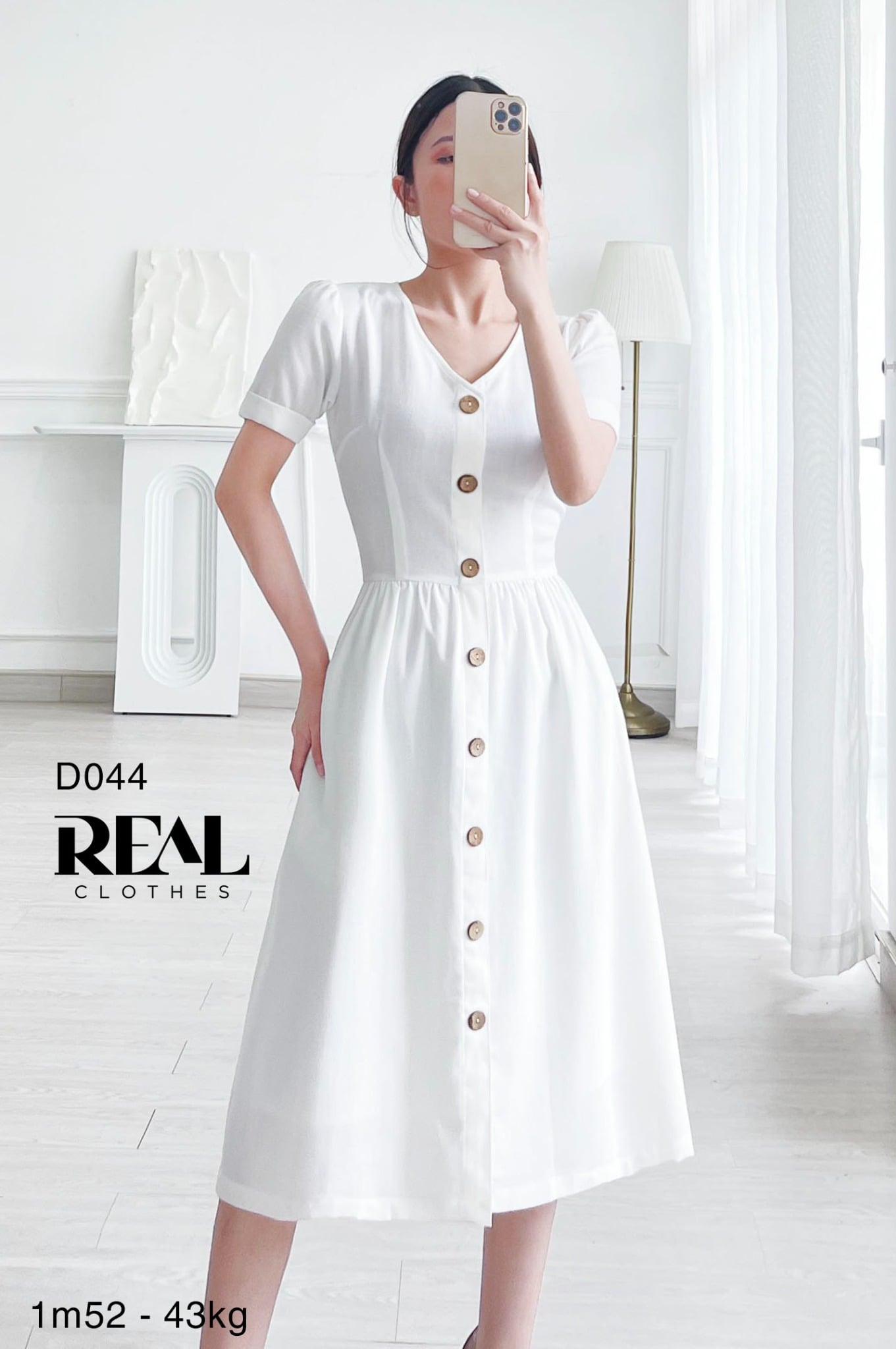 Đầm Paris trắng