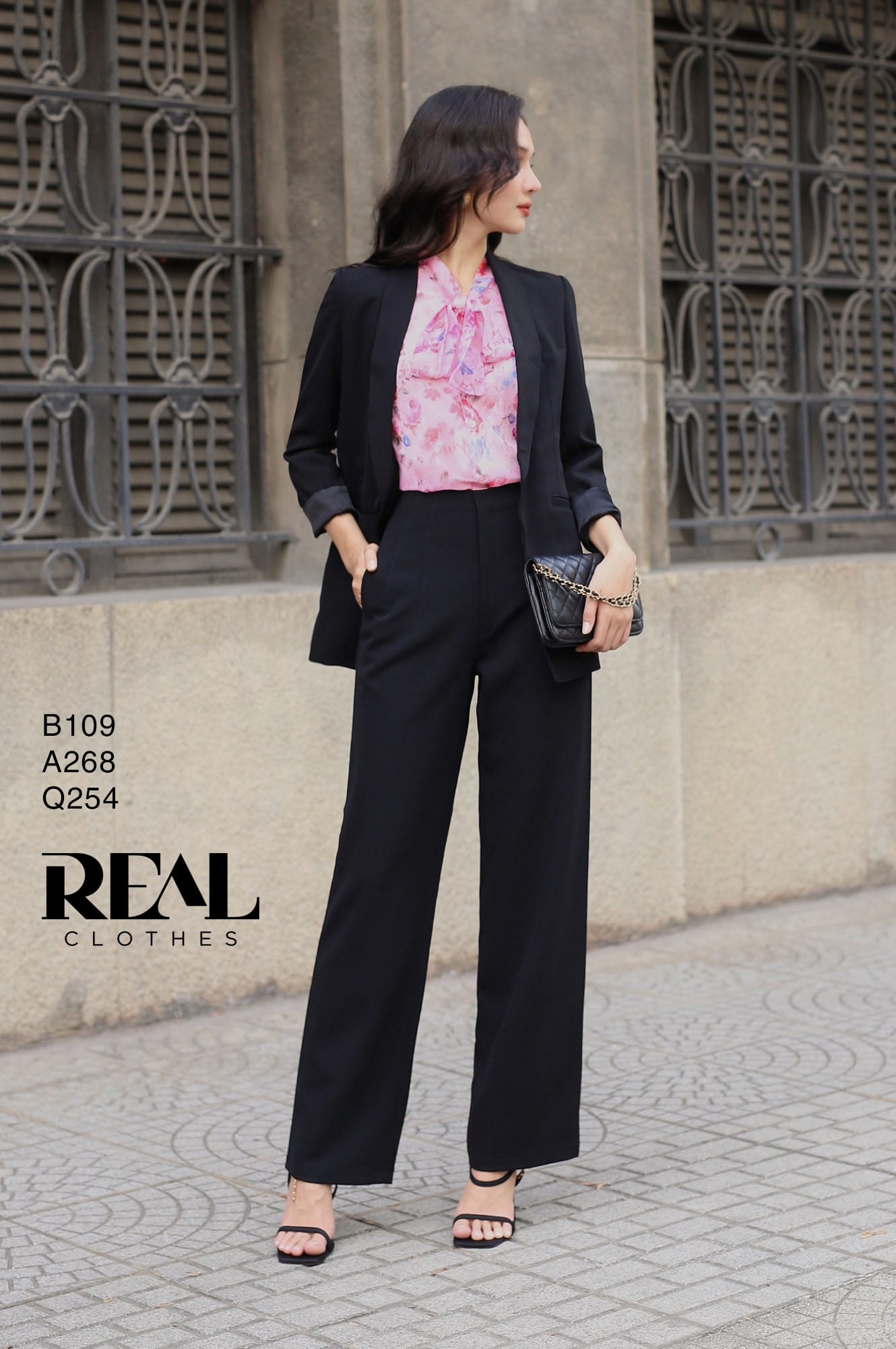 Quần suông Tokyo đen