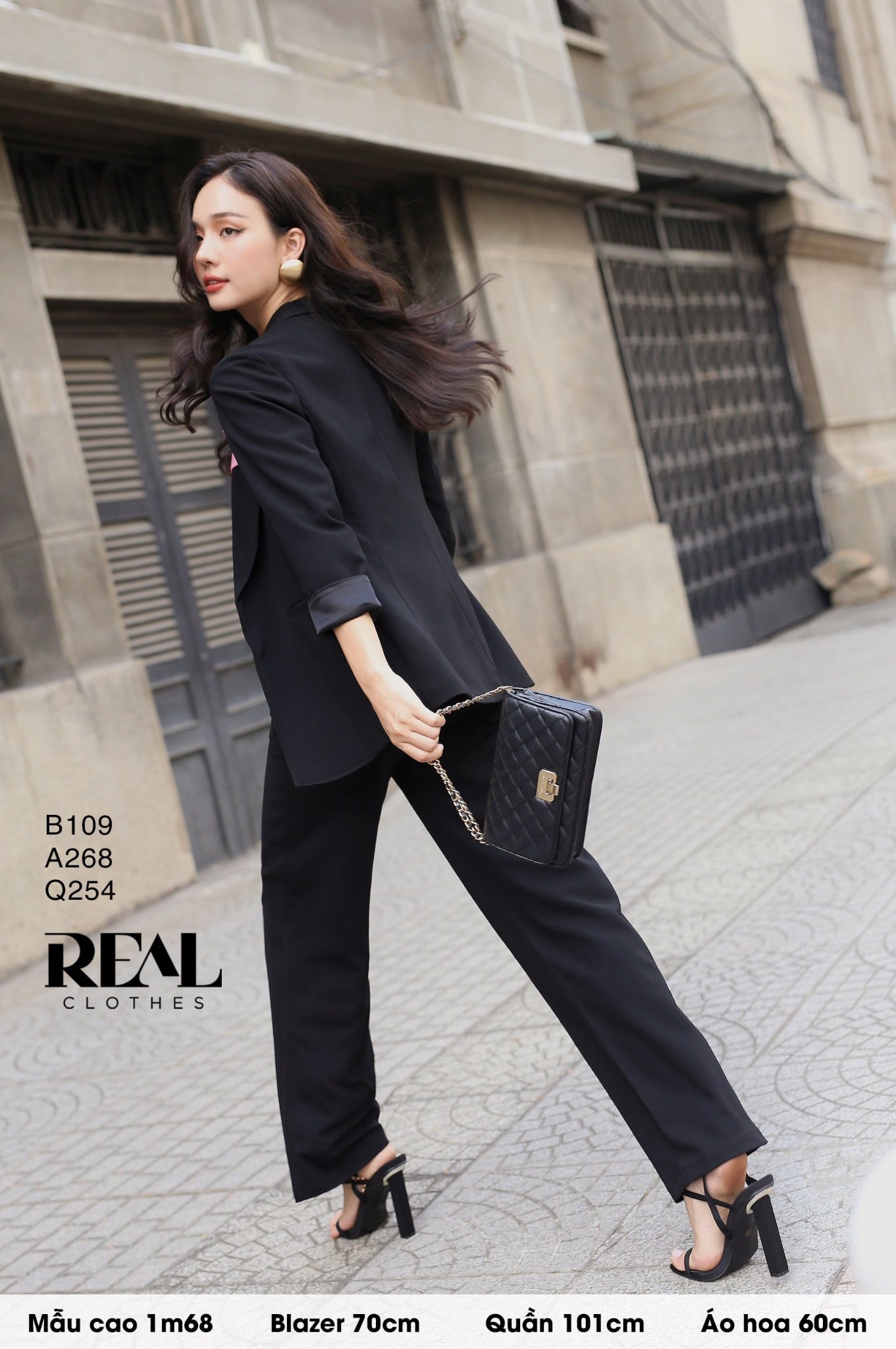 Quần suông Tokyo đen