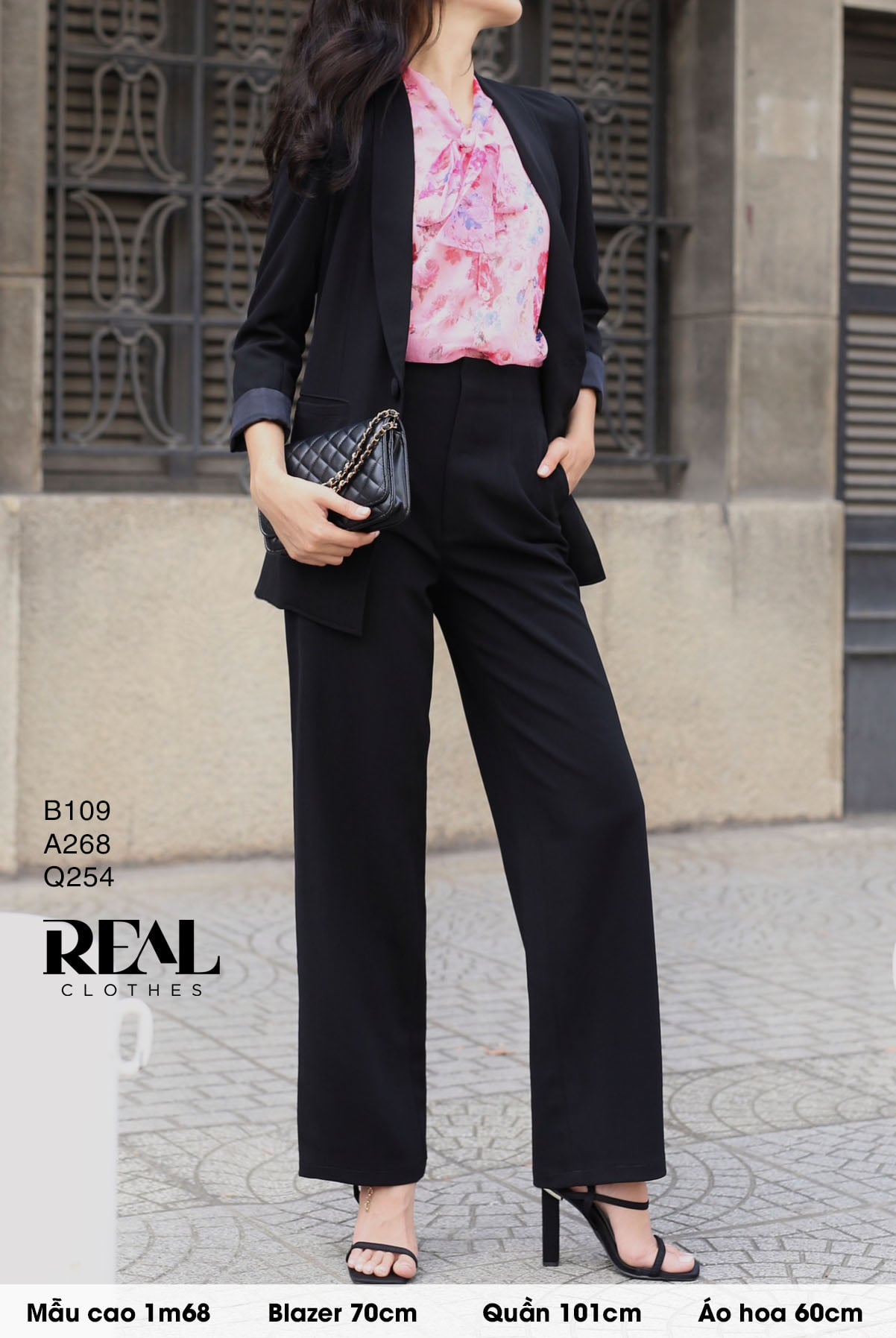 Quần suông Tokyo đen