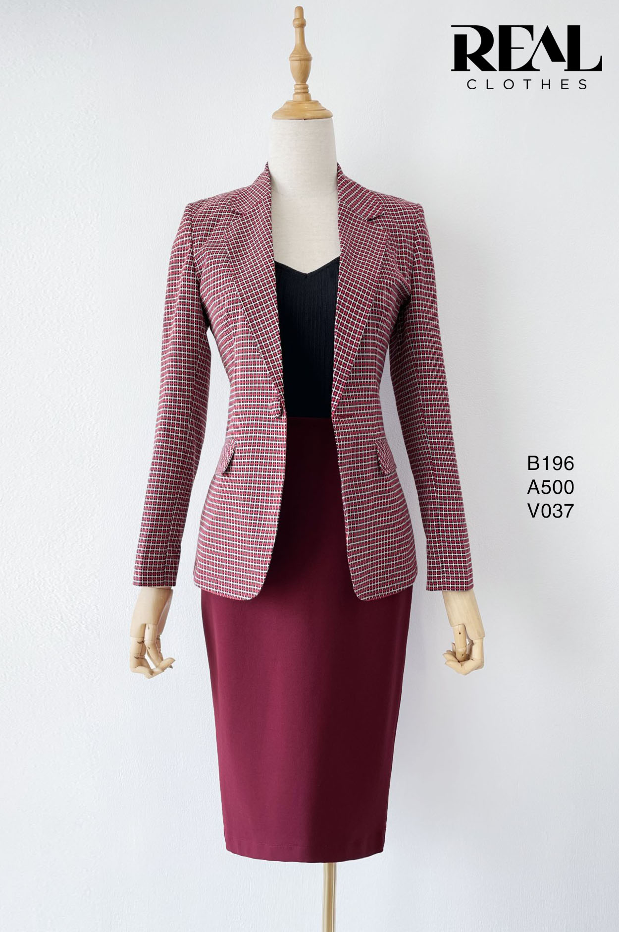 Blazer caro đỏ SALE