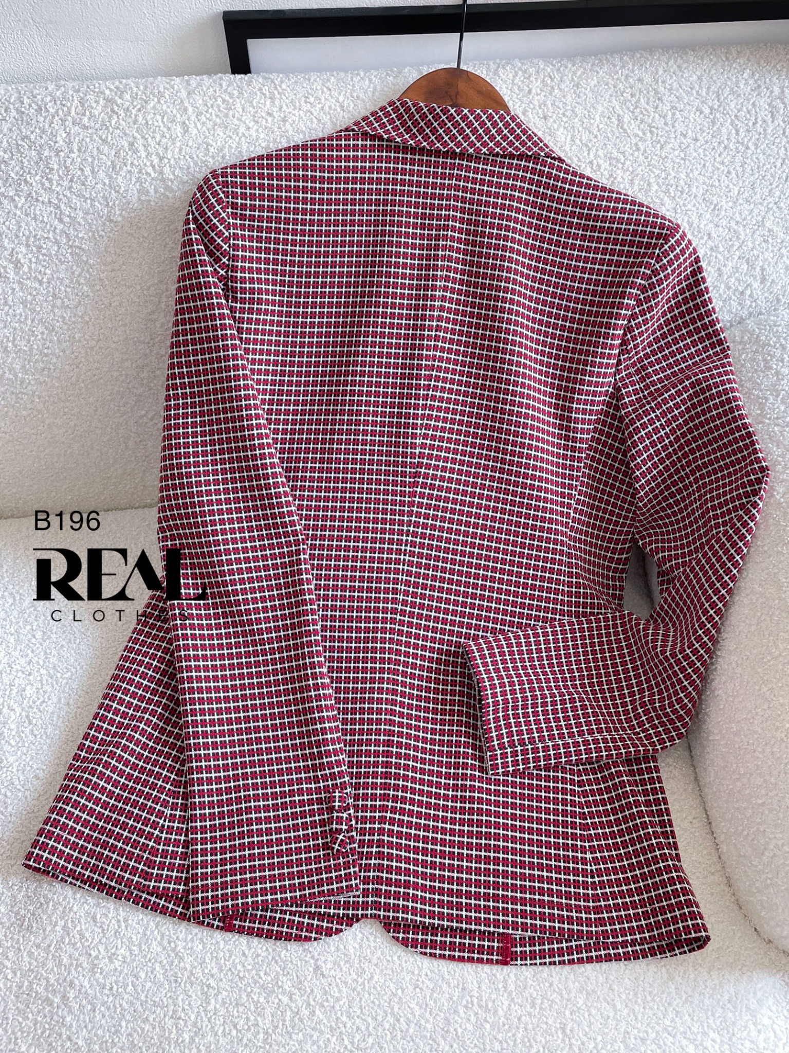 Blazer caro đỏ SALE
