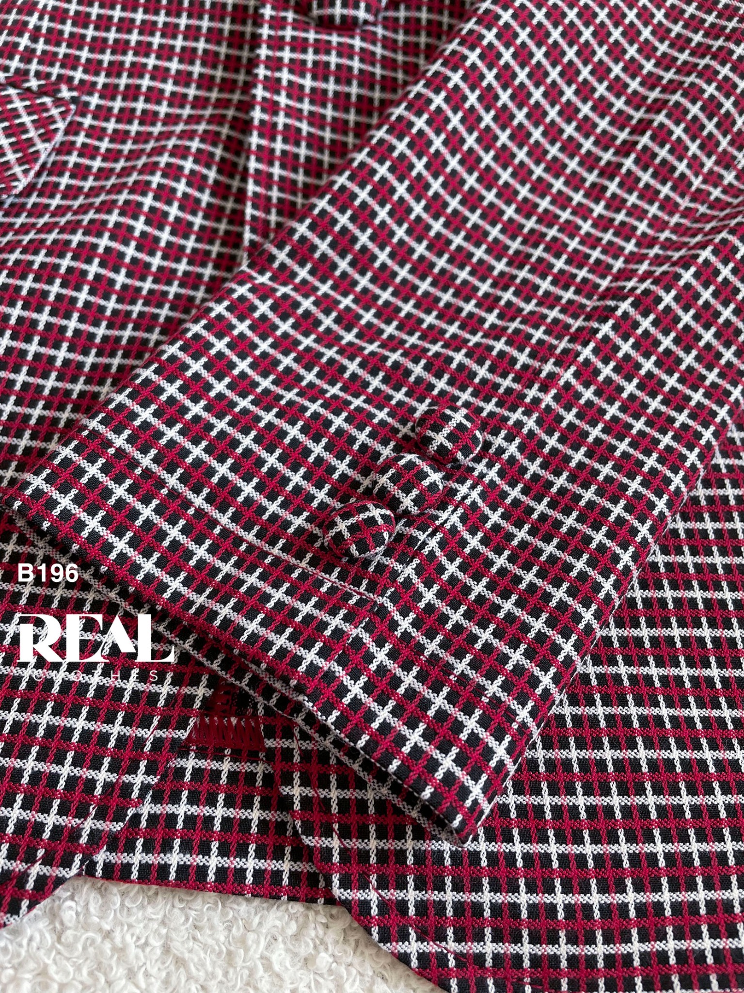 Blazer caro đỏ SALE