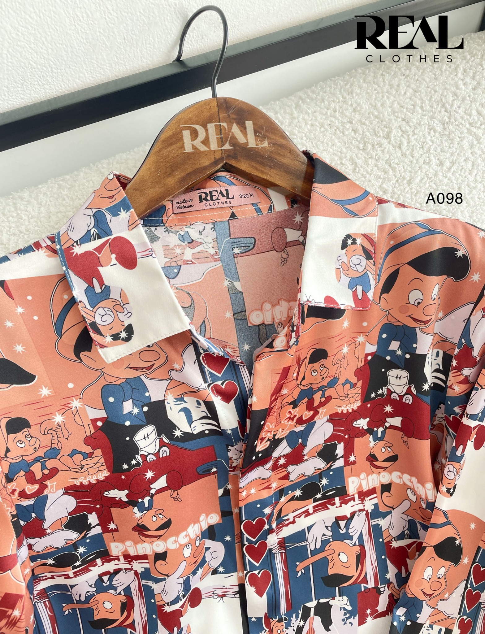 Sơ mi satin Pinocchio SALE