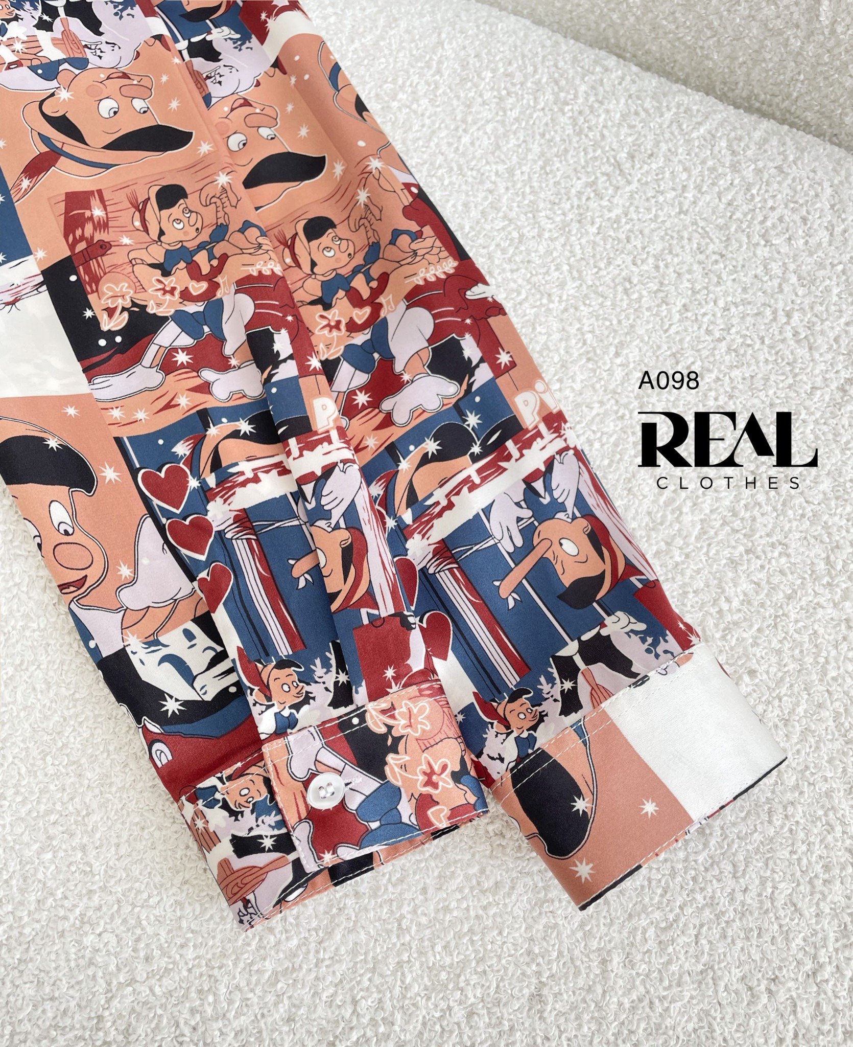 Sơ mi satin Pinocchio SALE