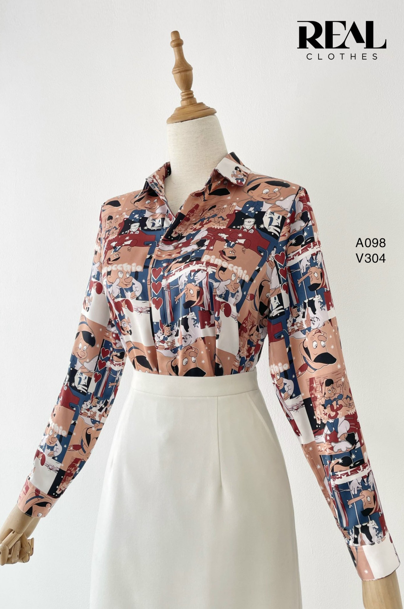 Sơ mi satin Pinocchio SALE