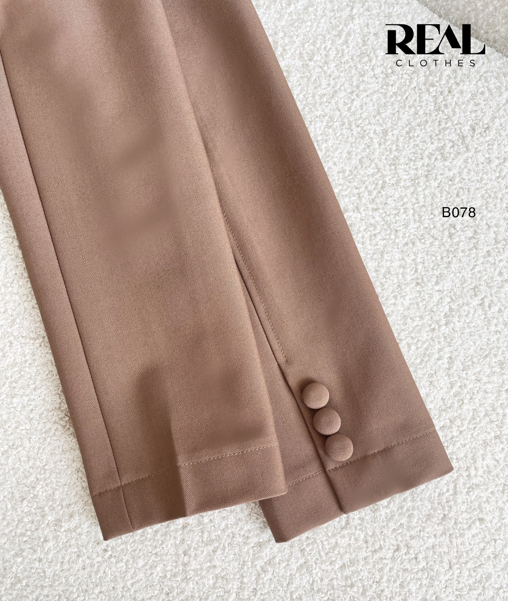 Blazer dài tay dài cafe sữa