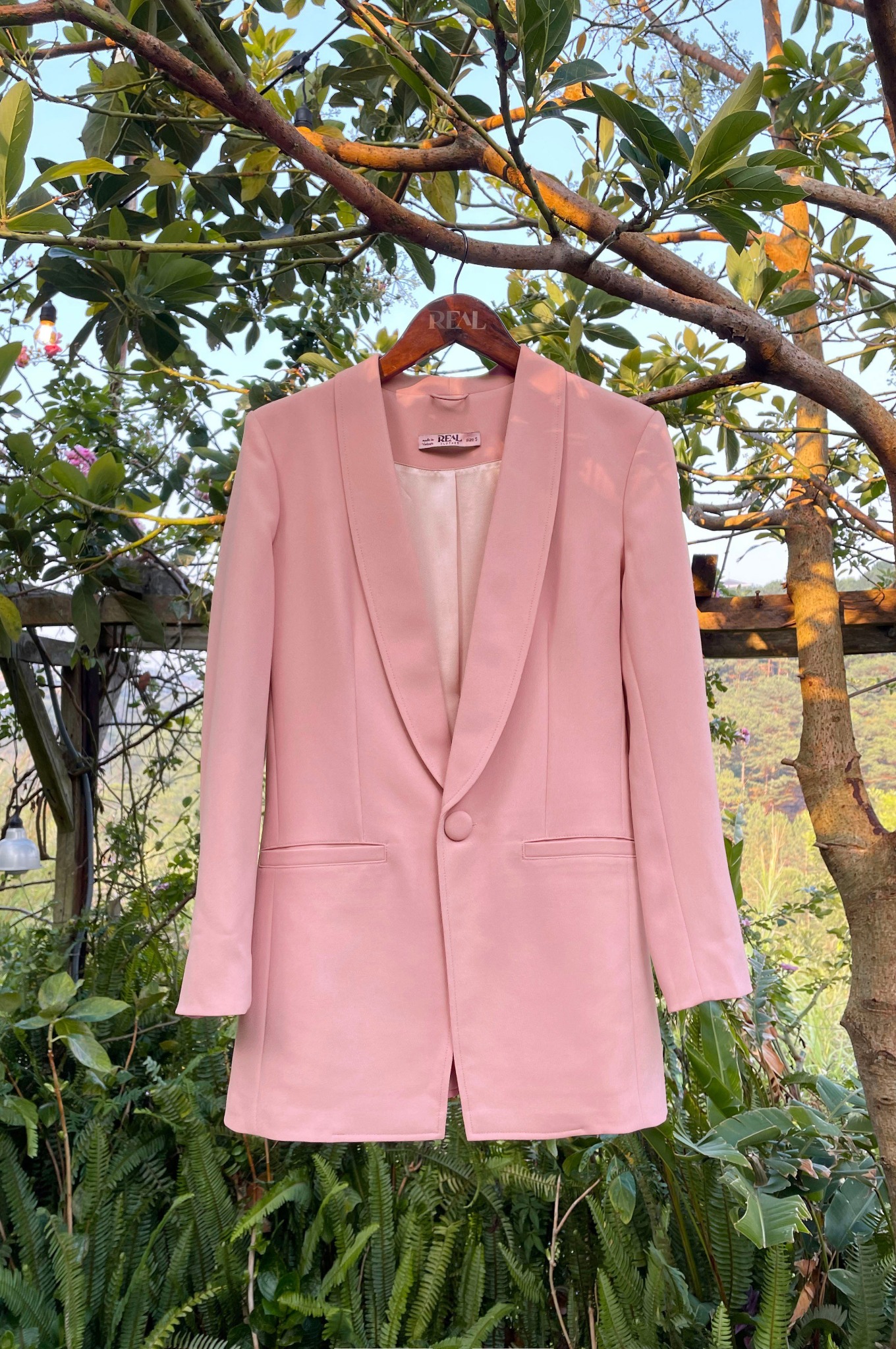 Blazer HQ hồng đậm