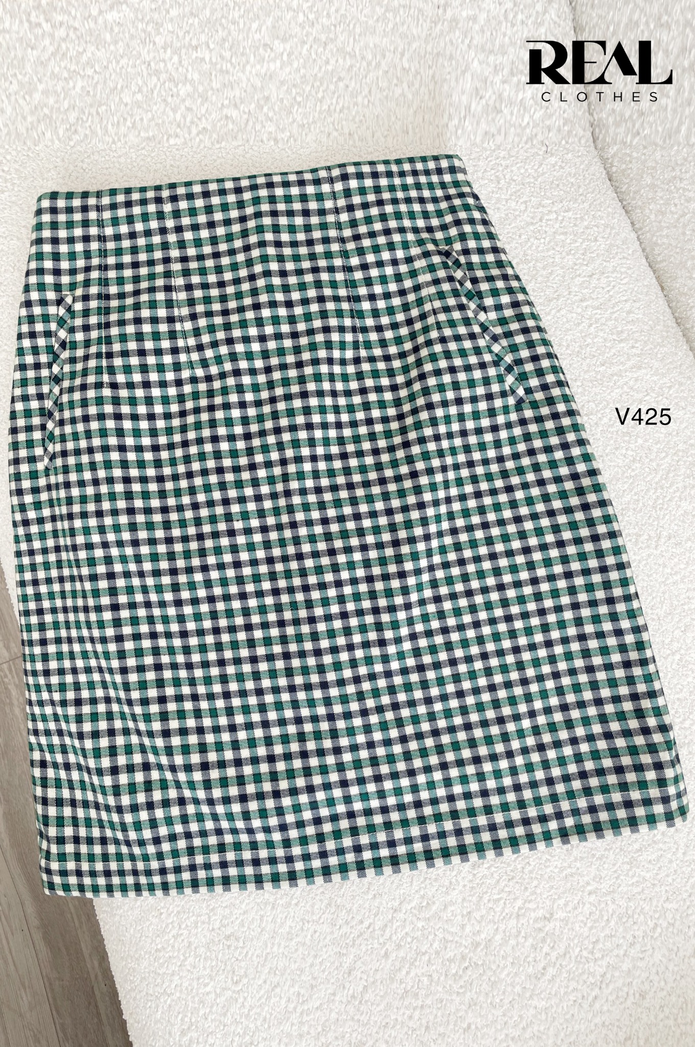 Váy Tokyo caro xanh SALE