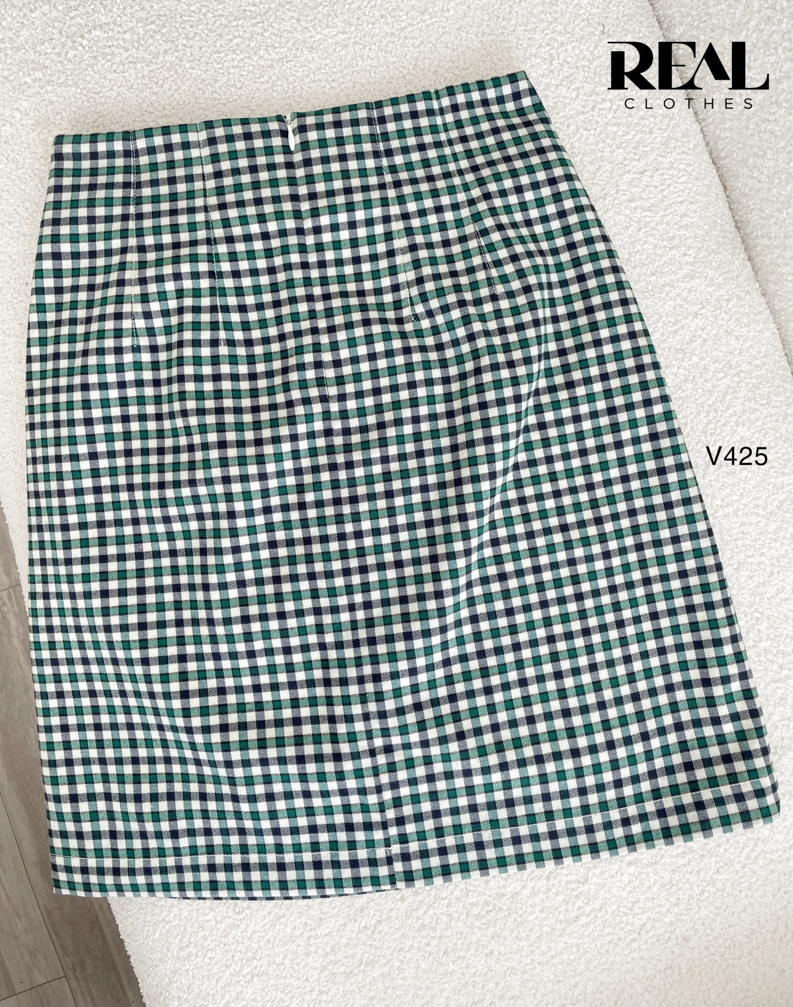 Váy Tokyo caro xanh SALE