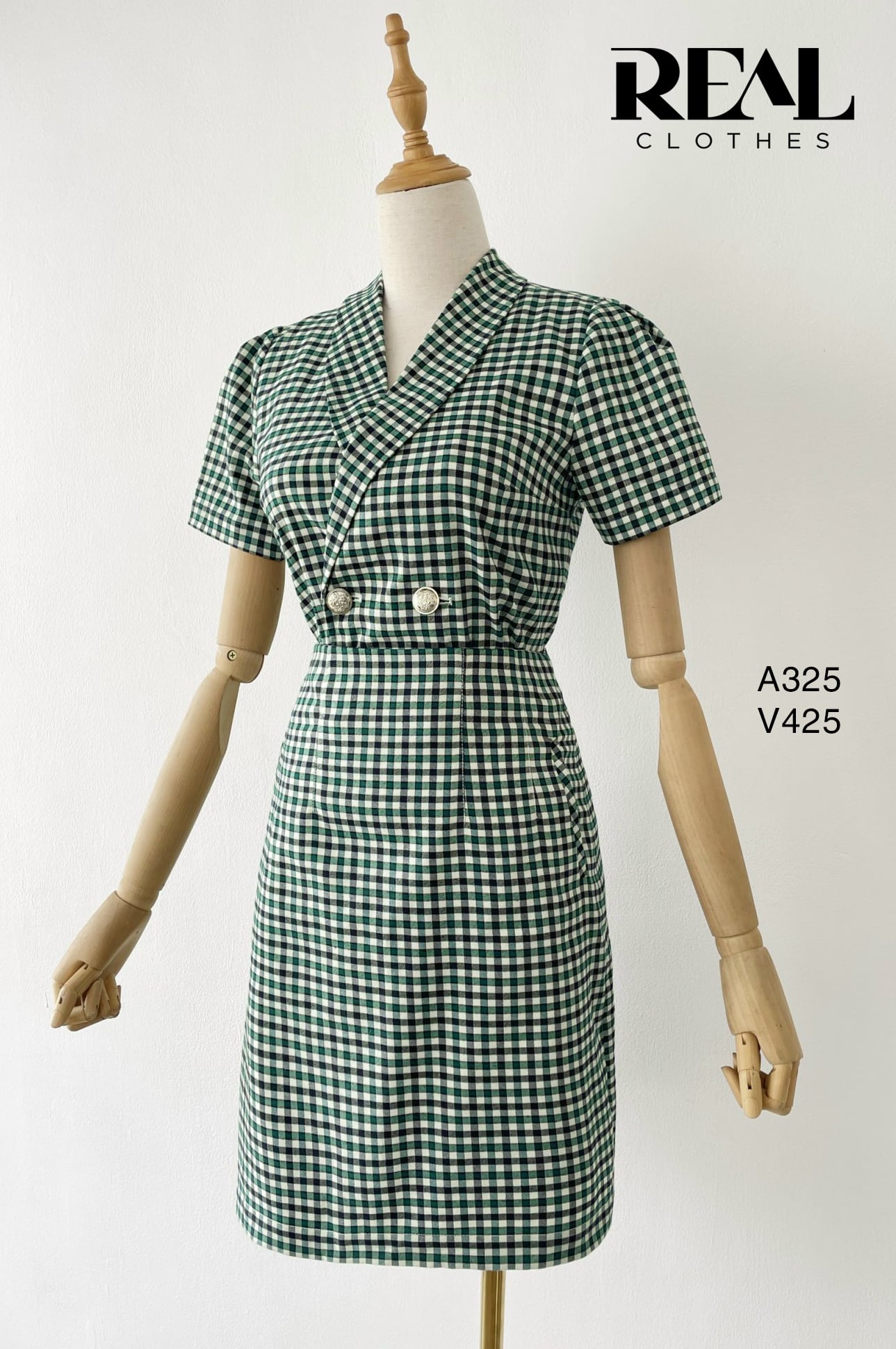 Váy Tokyo caro xanh SALE