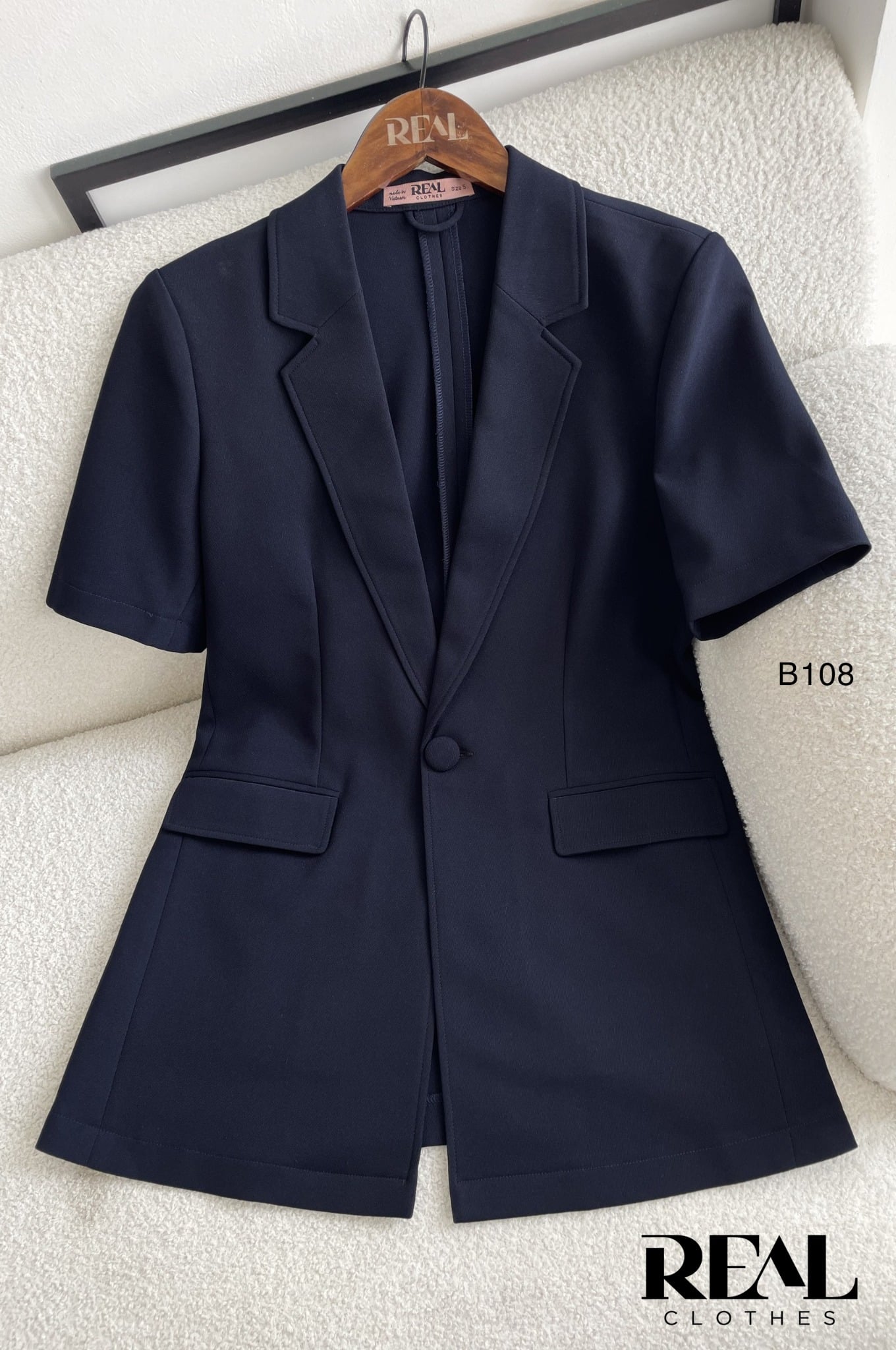 Blazer Japan cindy xanh đen