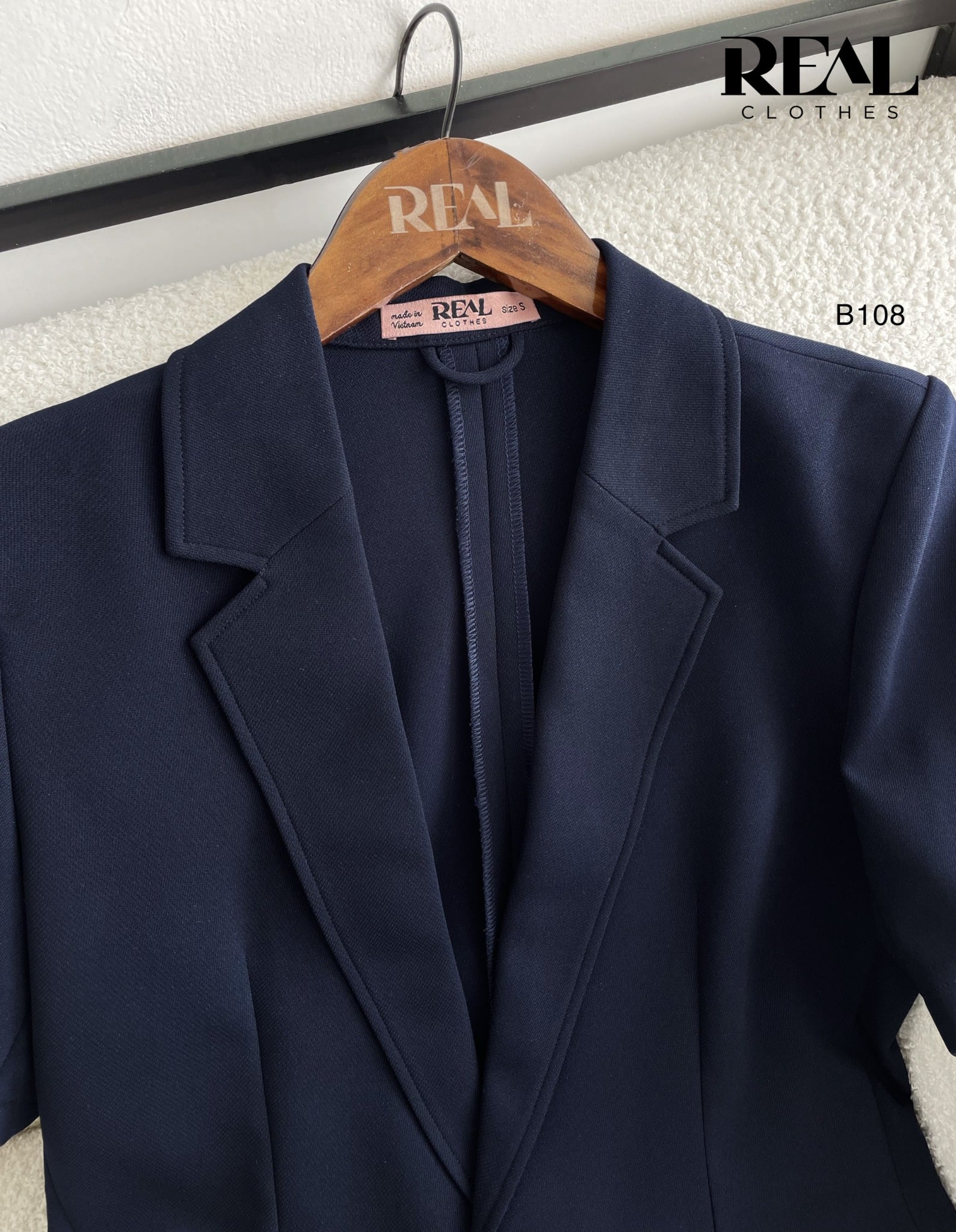 Blazer Japan cindy xanh đen