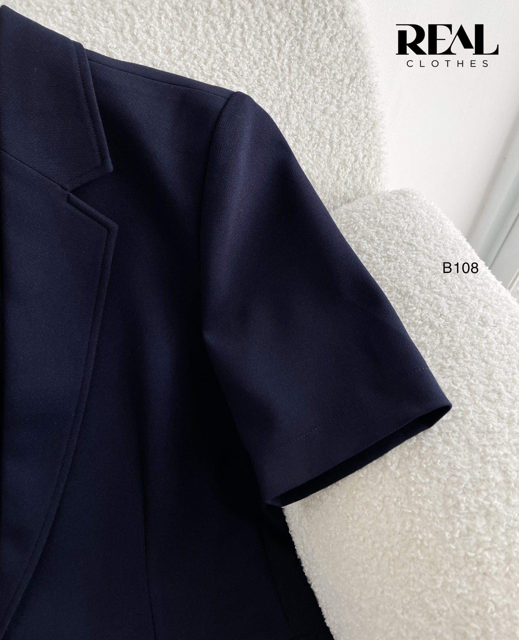 Blazer Japan cindy xanh đen