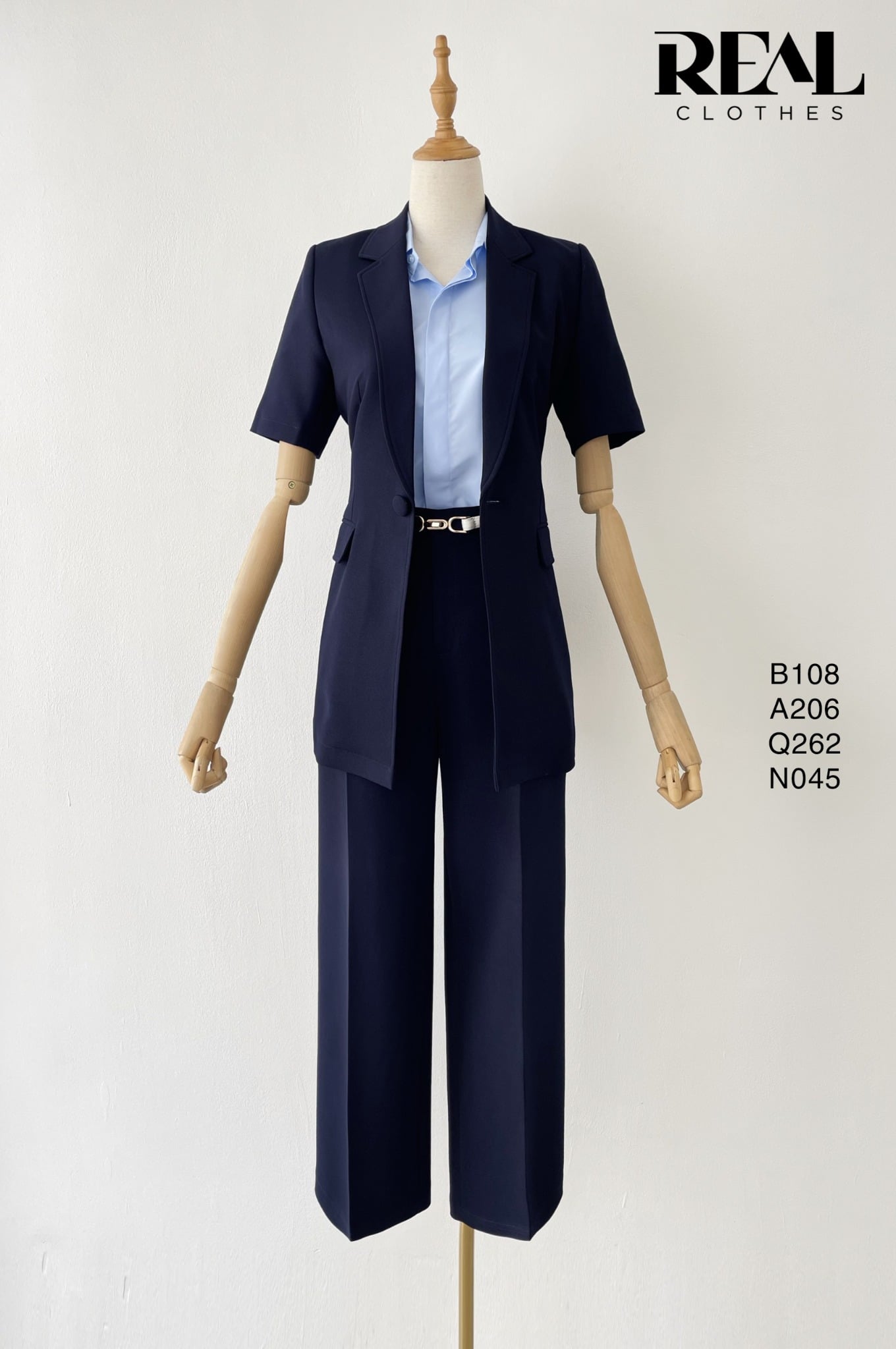 Blazer Japan cindy xanh đen