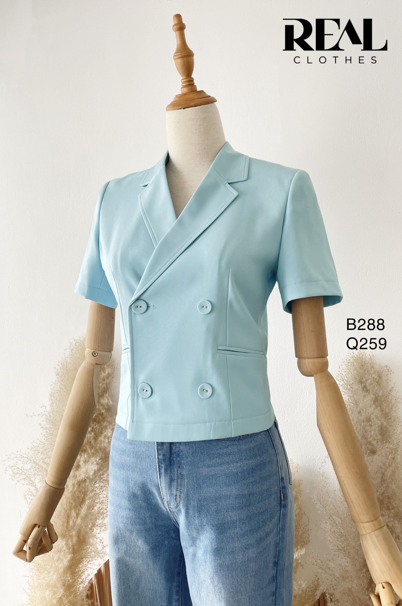Blazer croptop blue SALE - size XS