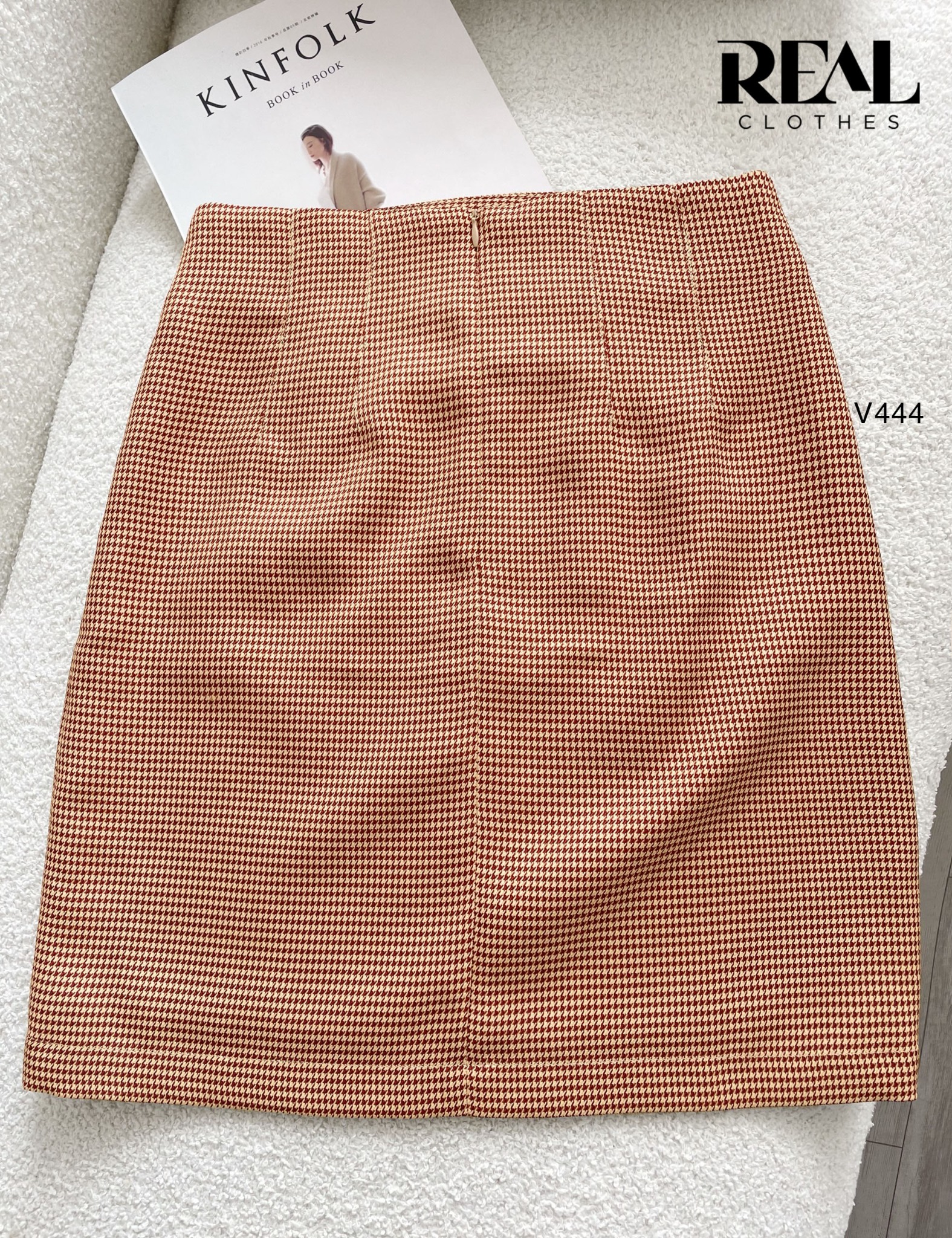 Váy Tokyo zigzag đỏ cam FINAL SALE