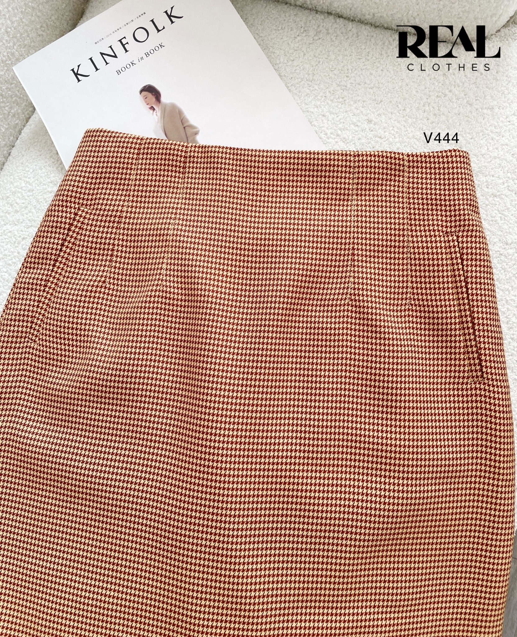 Váy Tokyo zigzag đỏ cam FINAL SALE