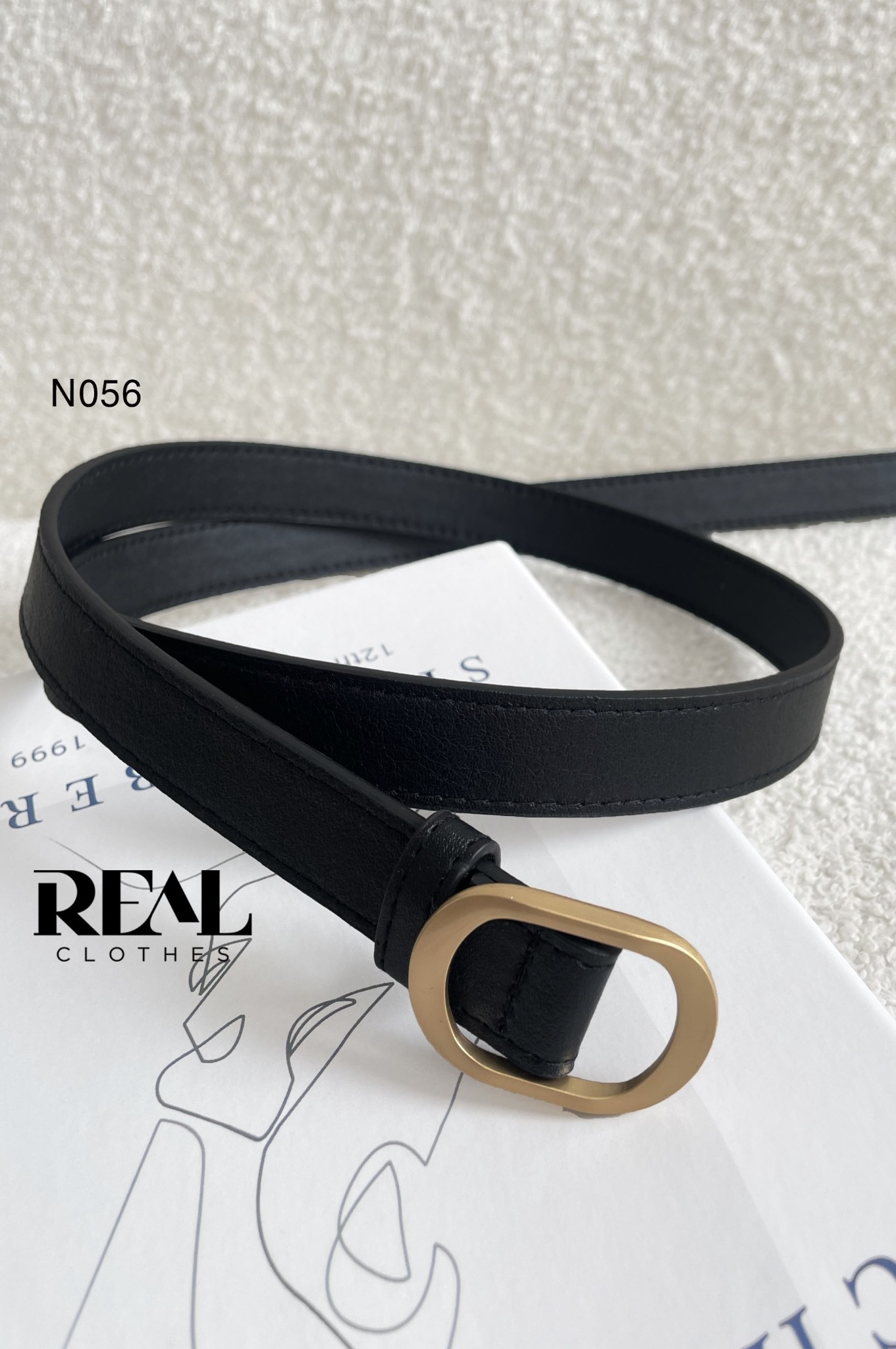 Nịt oval nâu đậm/ nâu nhạt/ đen