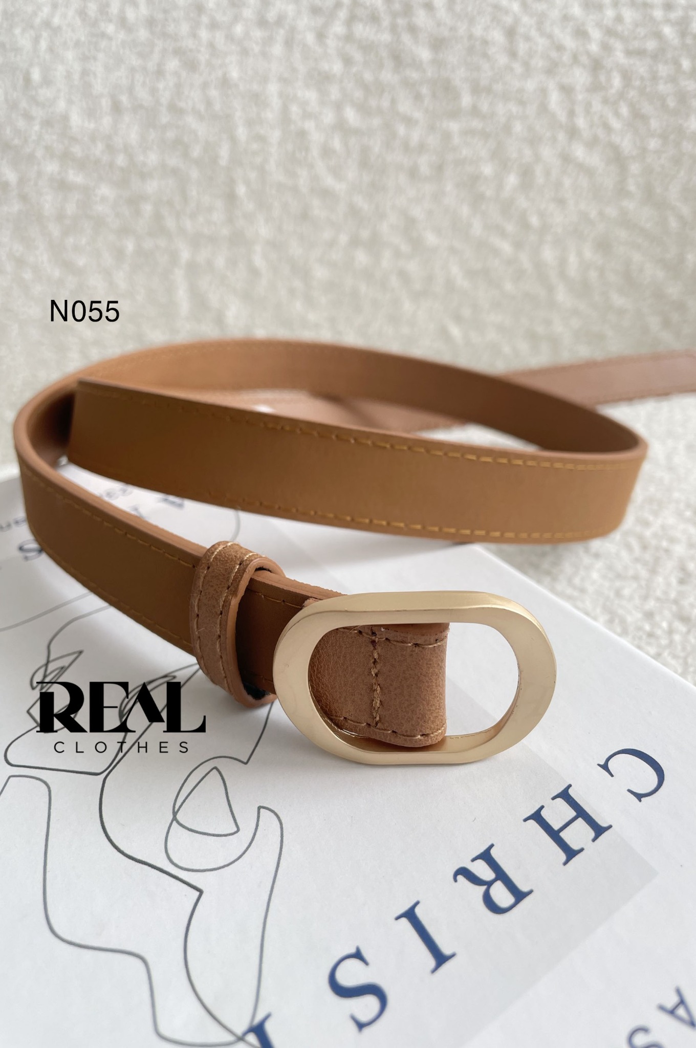 Nịt oval nâu đậm/ nâu nhạt/ đen