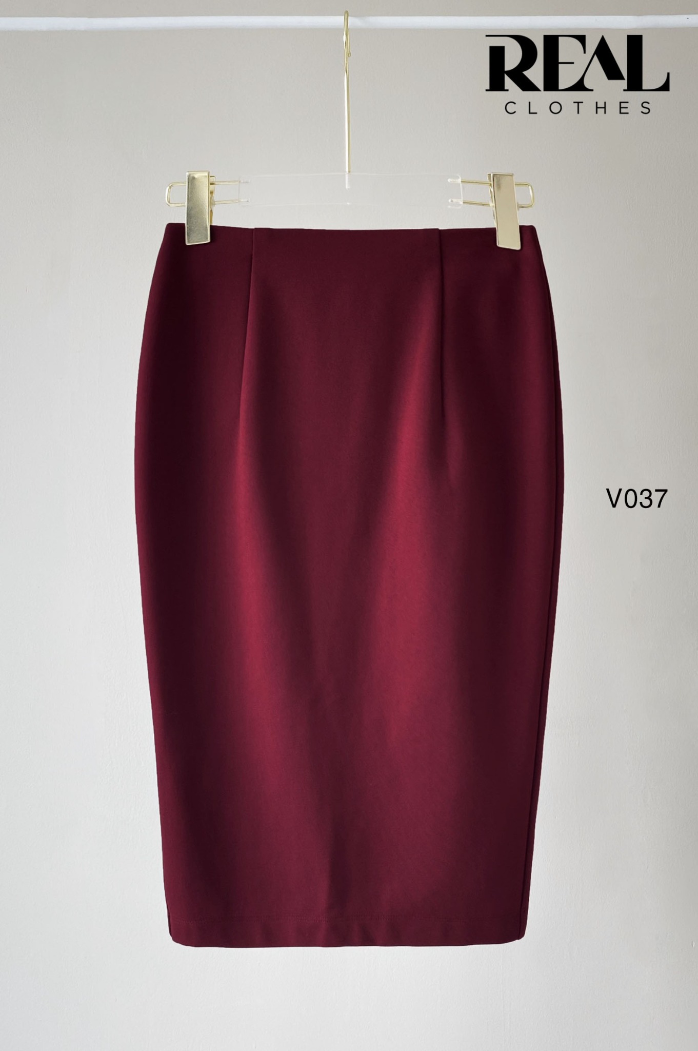 Bút chì midi thun đỏ đô SALE