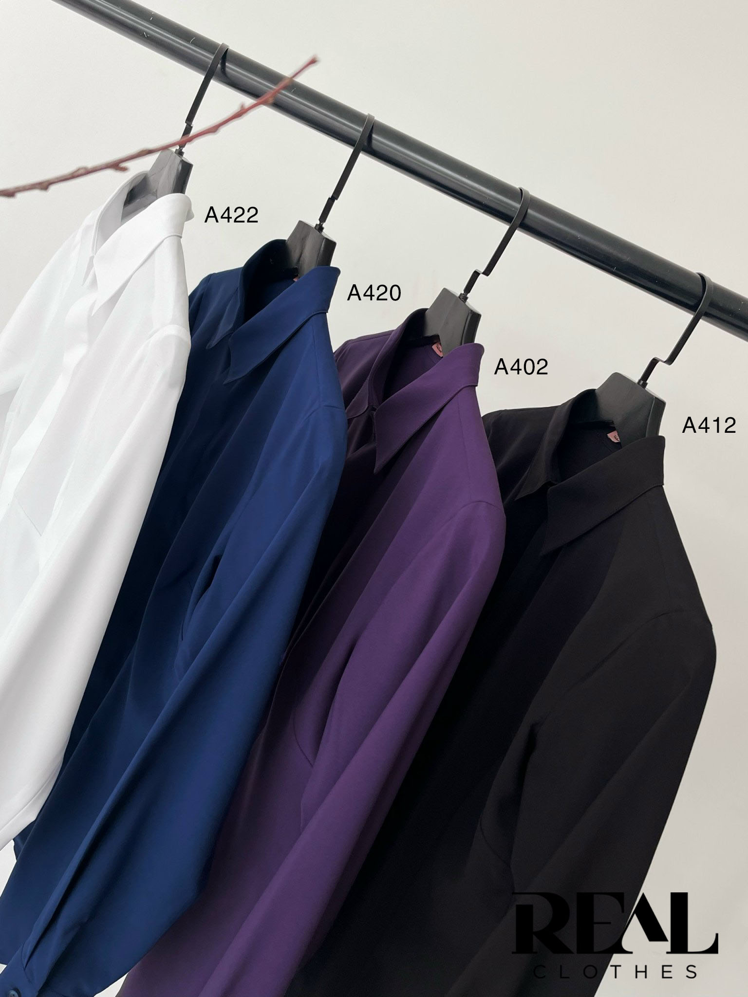 Sơ mi chít eo nano navy SALE - size S