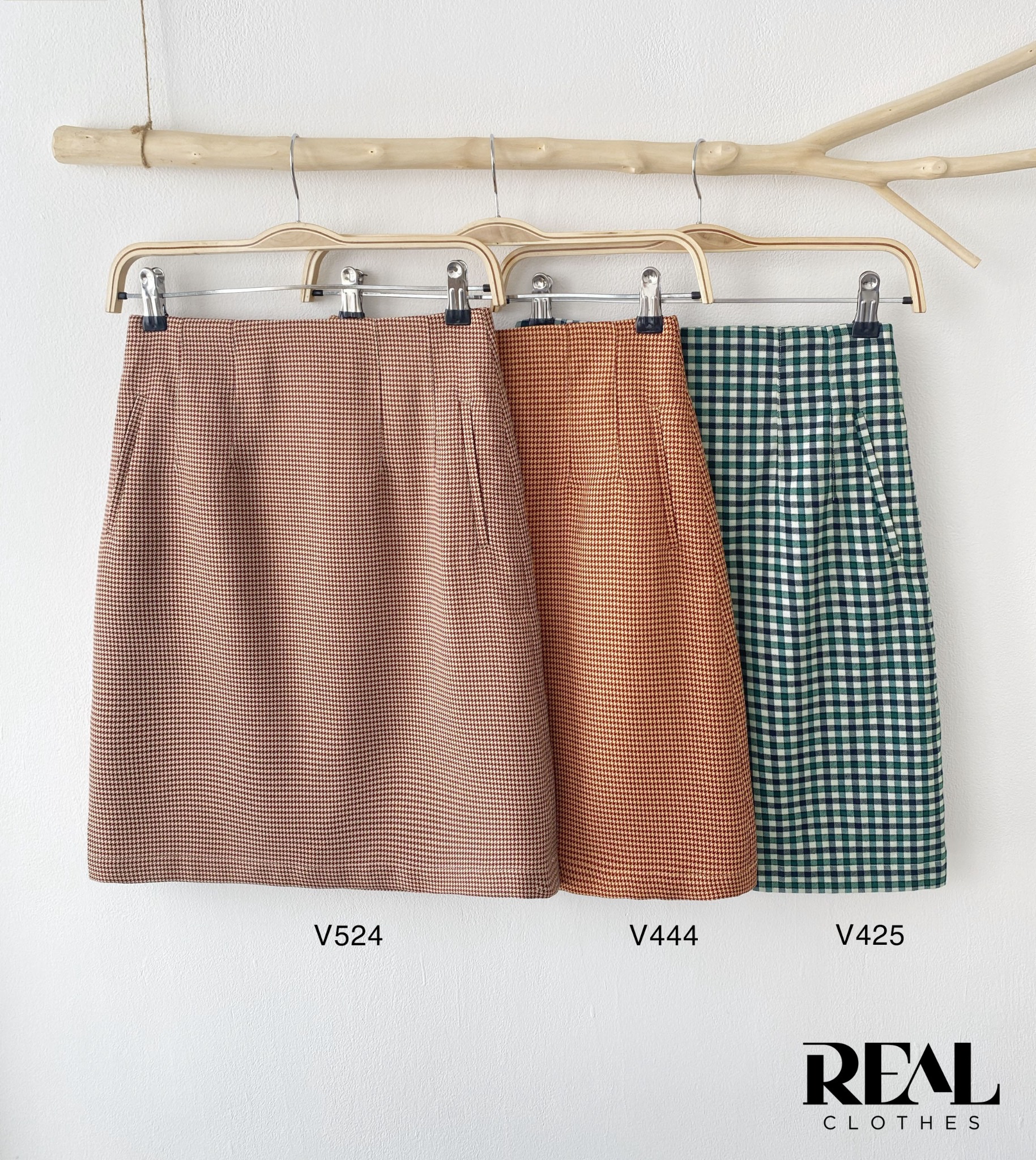 Váy Tokyo zigzag đỏ cam FINAL SALE