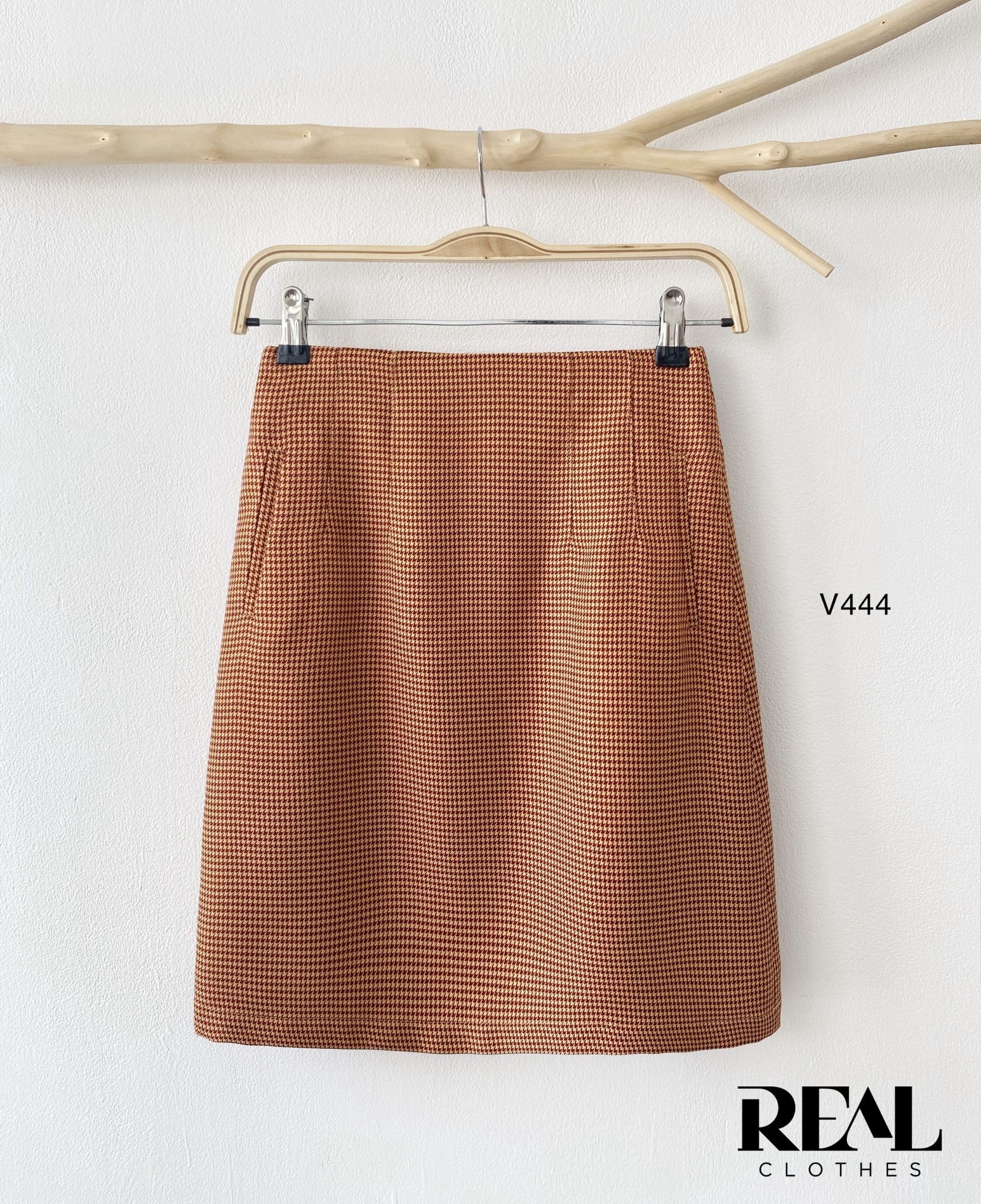 Váy Tokyo zigzag đỏ cam FINAL SALE