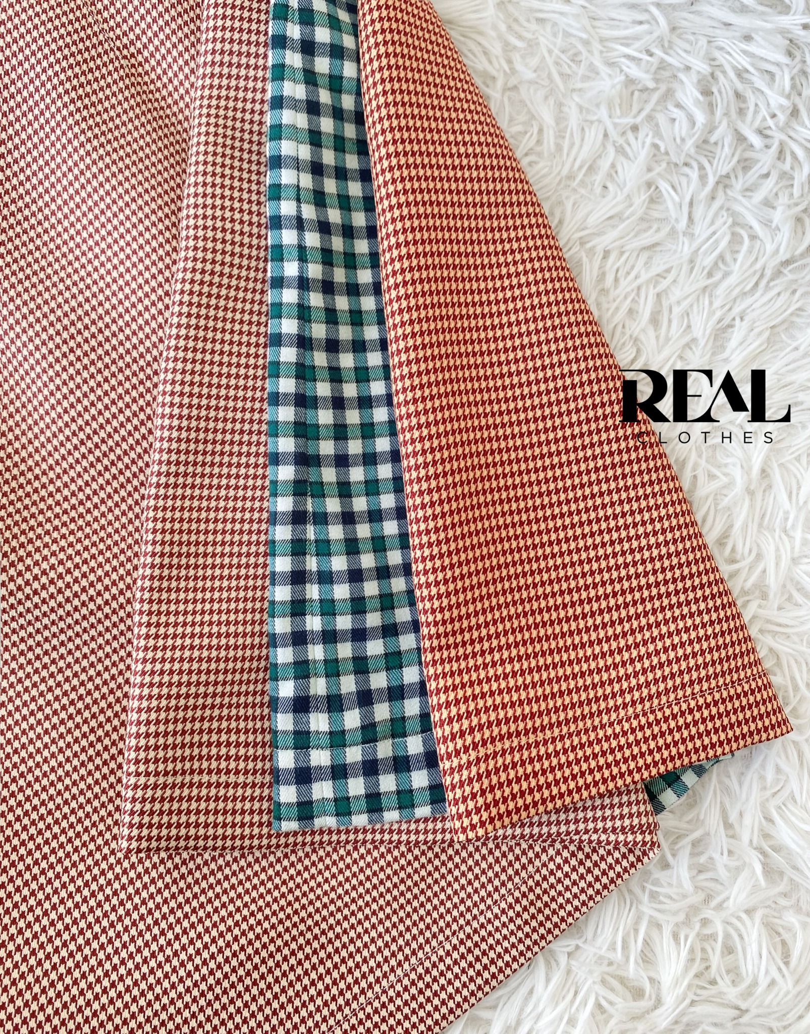 Váy Tokyo zigzag đỏ cam FINAL SALE