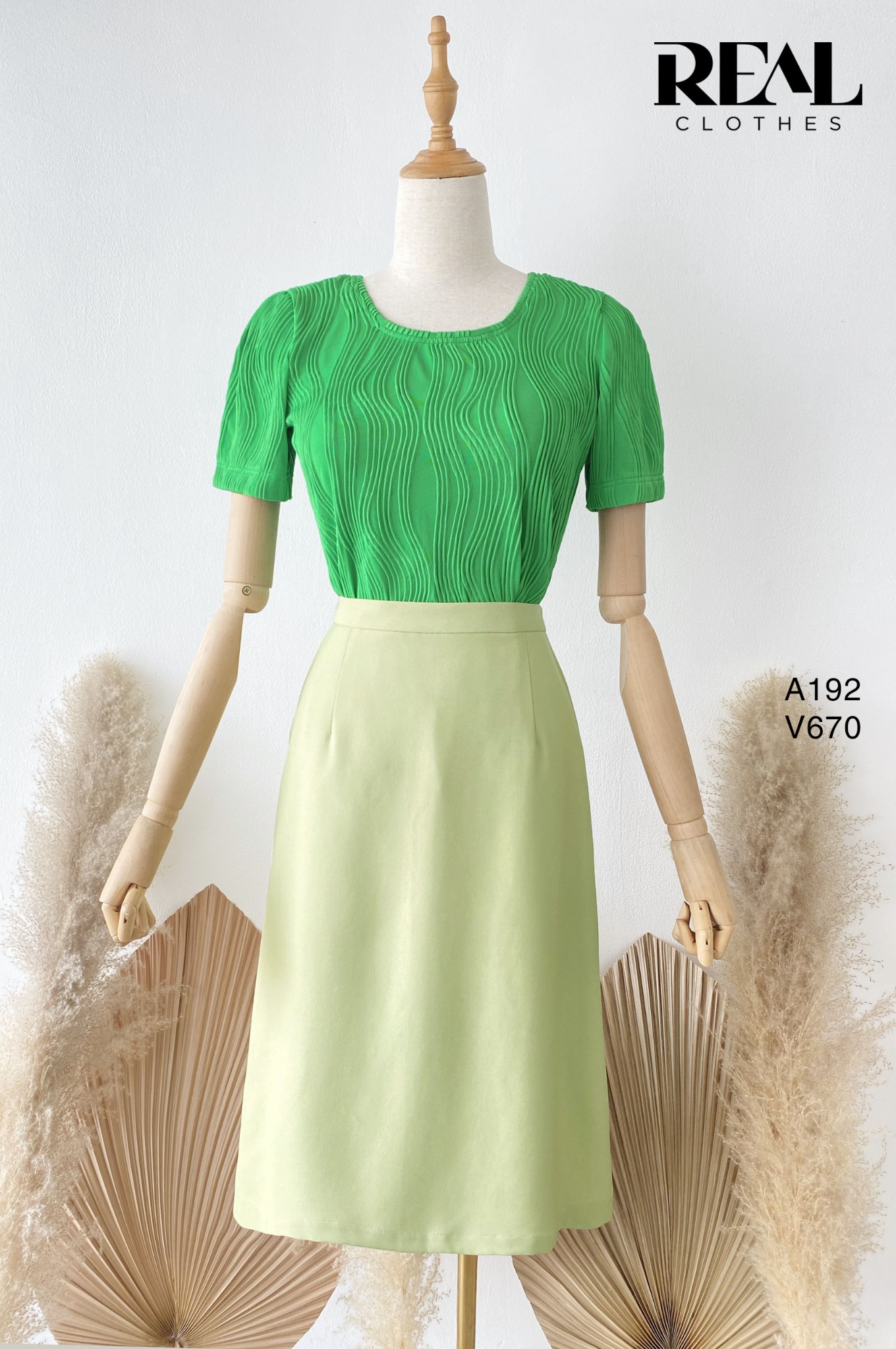 Áo Sophia xanh lá FINAL SALE