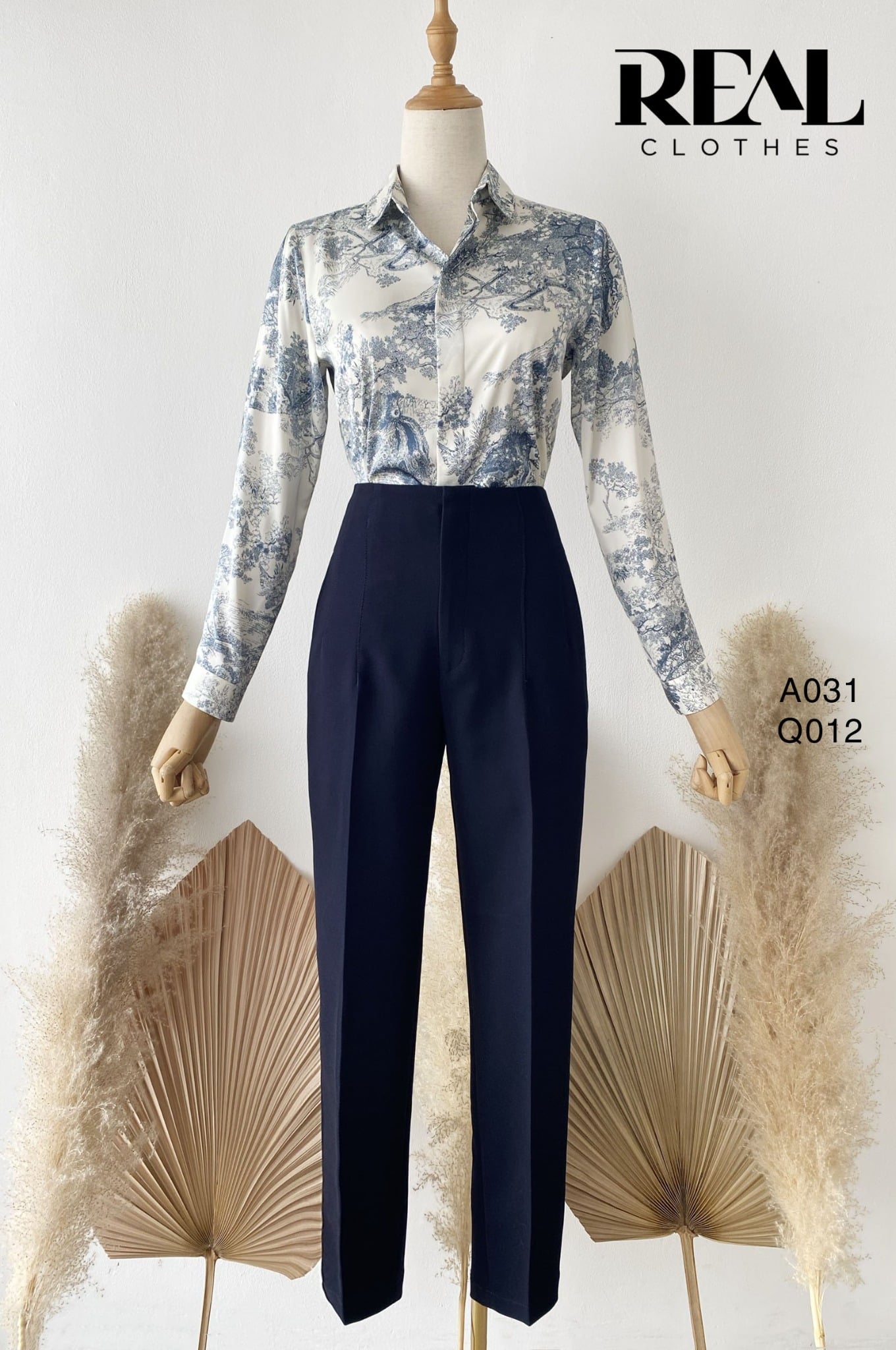 Quần Tokyo cindy xanh đen