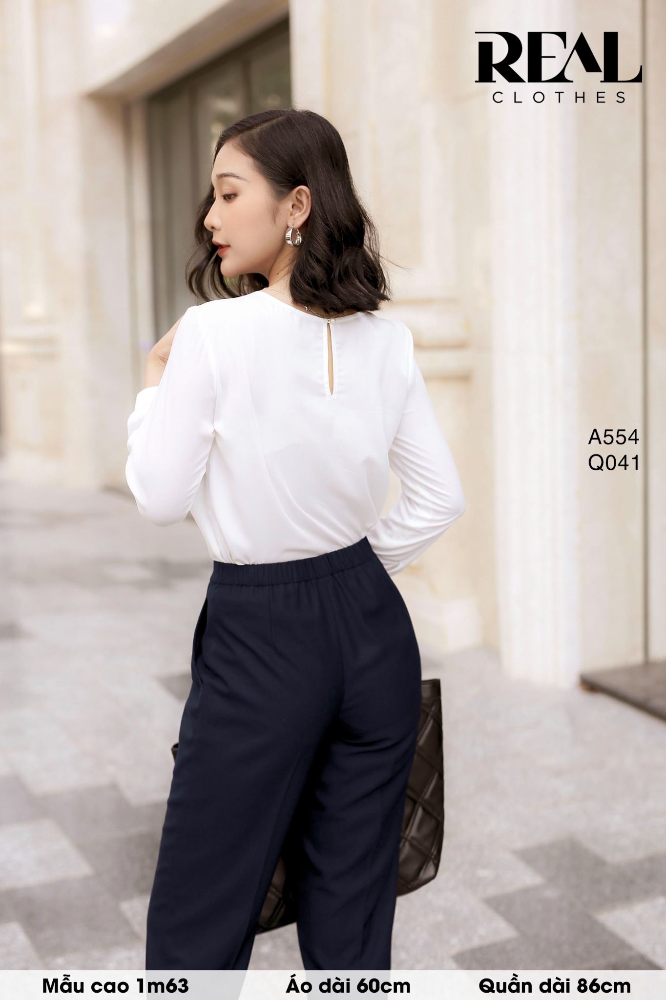 Áo Mimosa trắng SALE