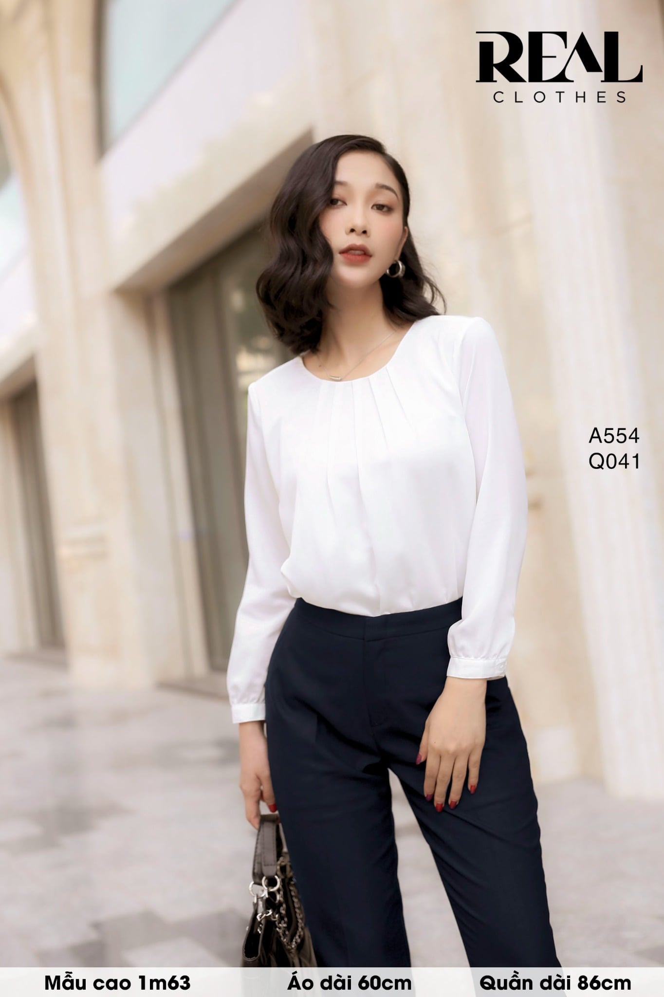 Áo Mimosa trắng SALE