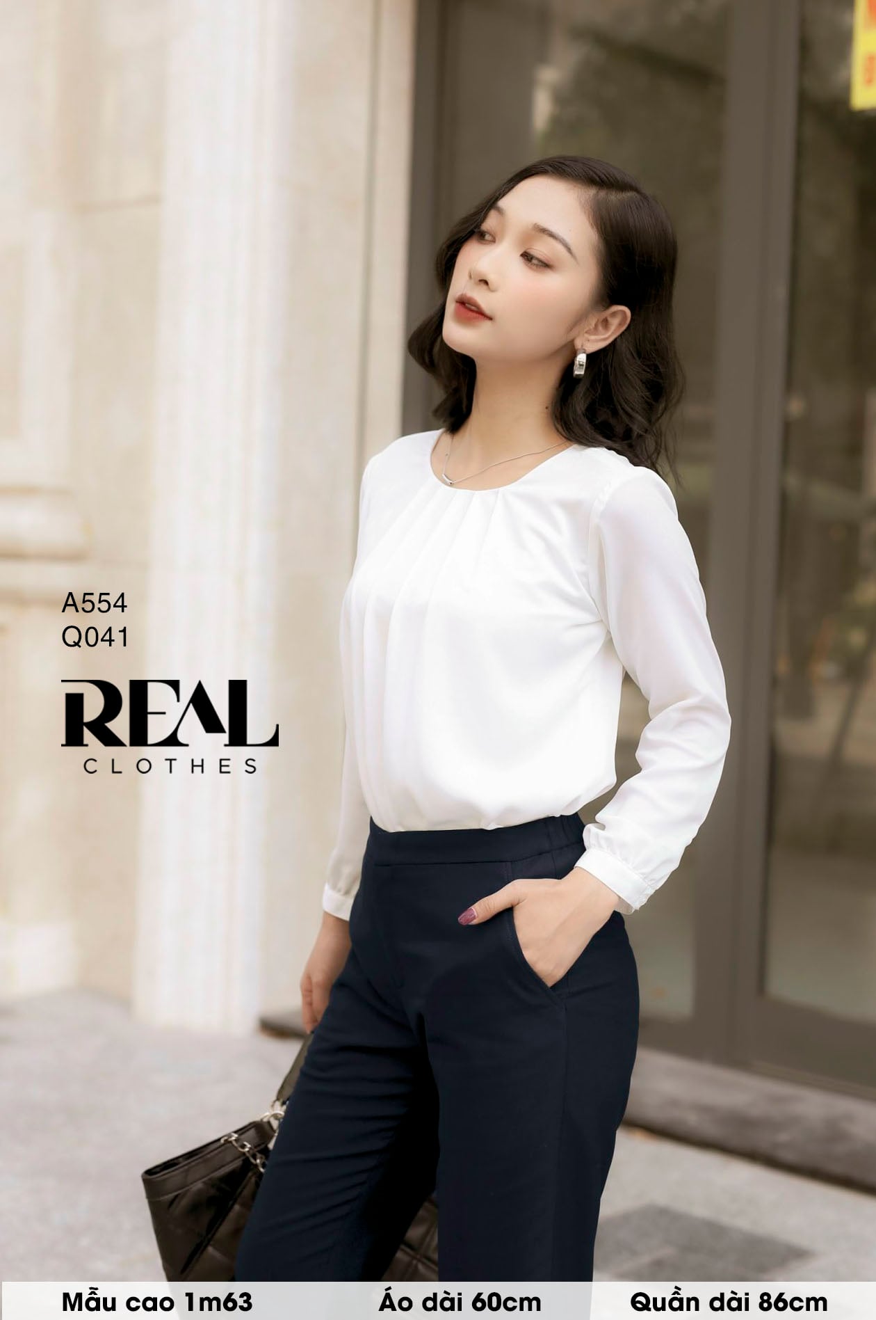 Áo Mimosa trắng SALE