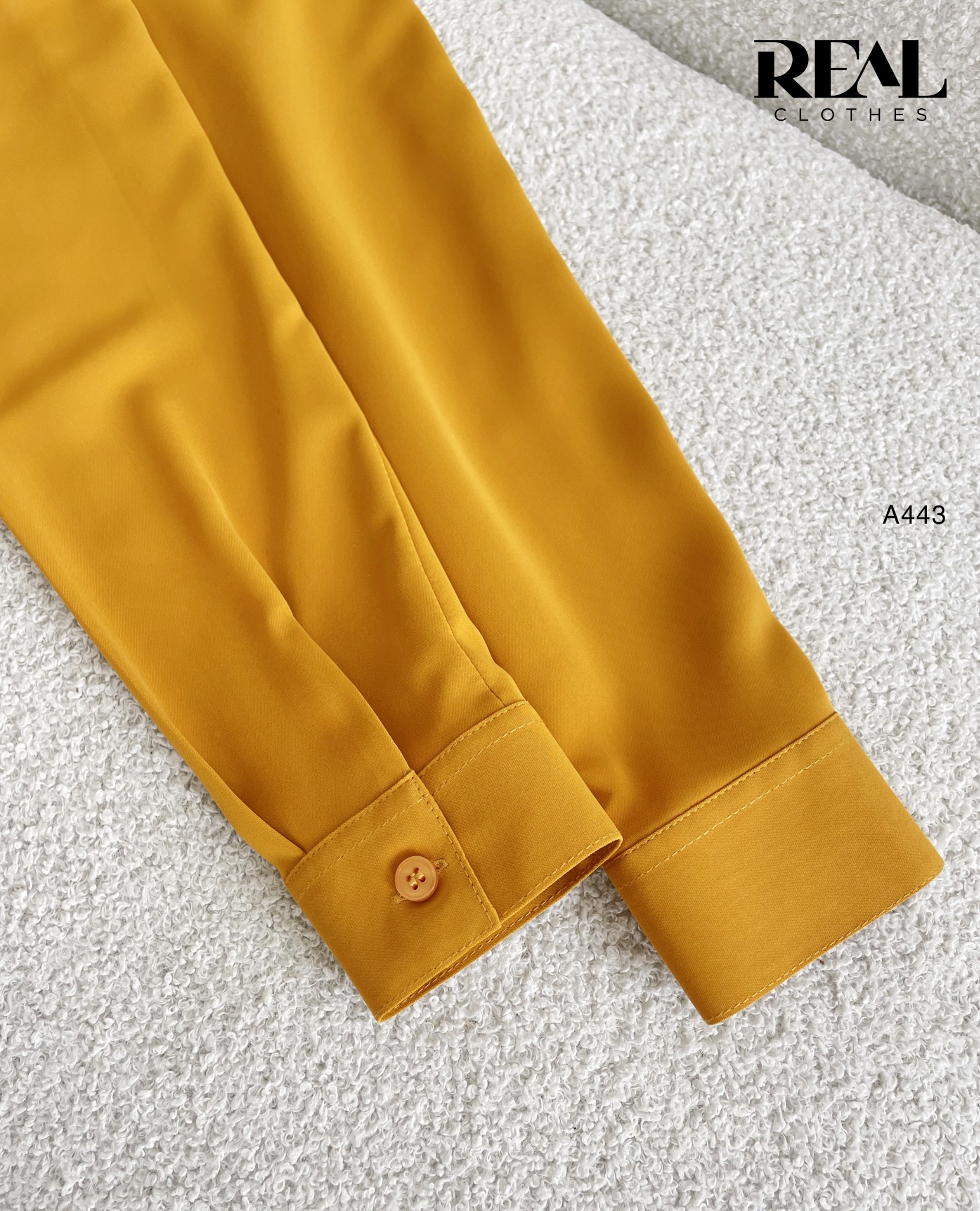 Sơ mi cổ mềm vàng nghệ MỚI SALE