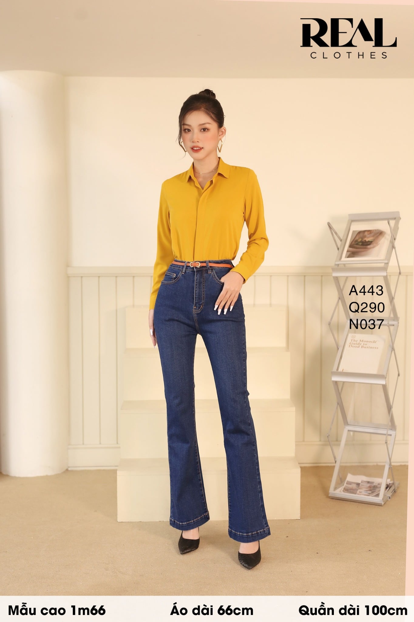 Sơ mi cổ mềm vàng nghệ MỚI SALE