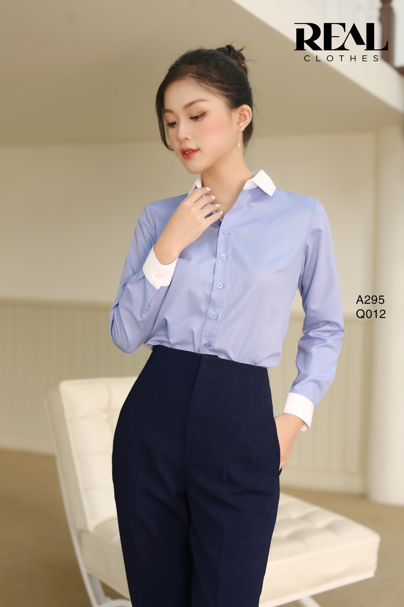 Sơ mi phối cổ Yola