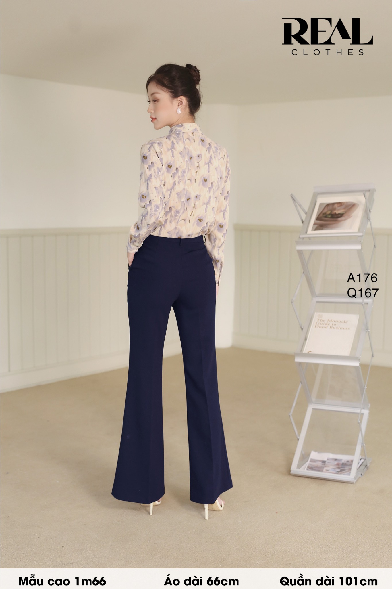 Sơ mi hoa tím SALE