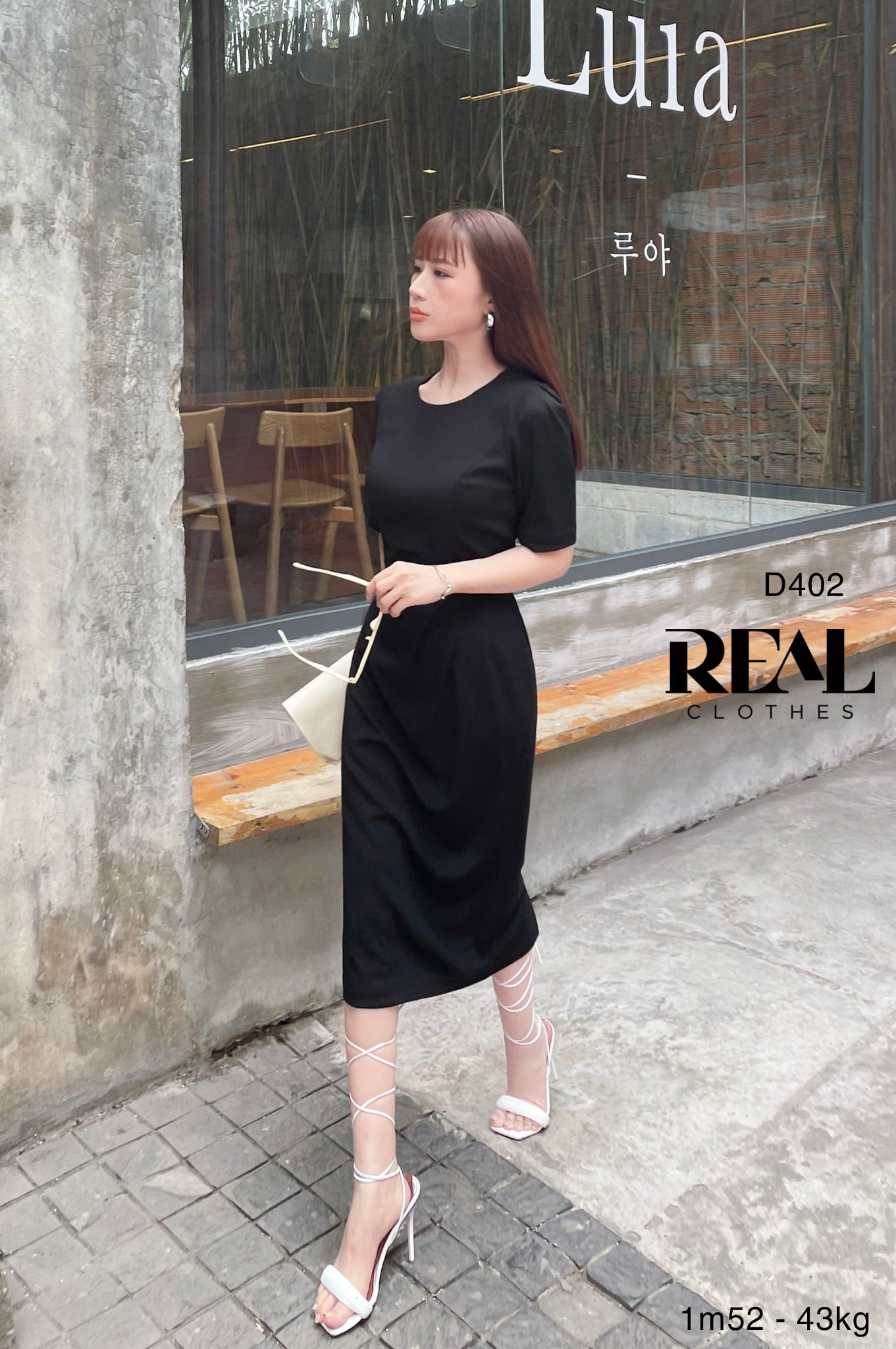 Đầm Diana đen (kèm belt) SALE