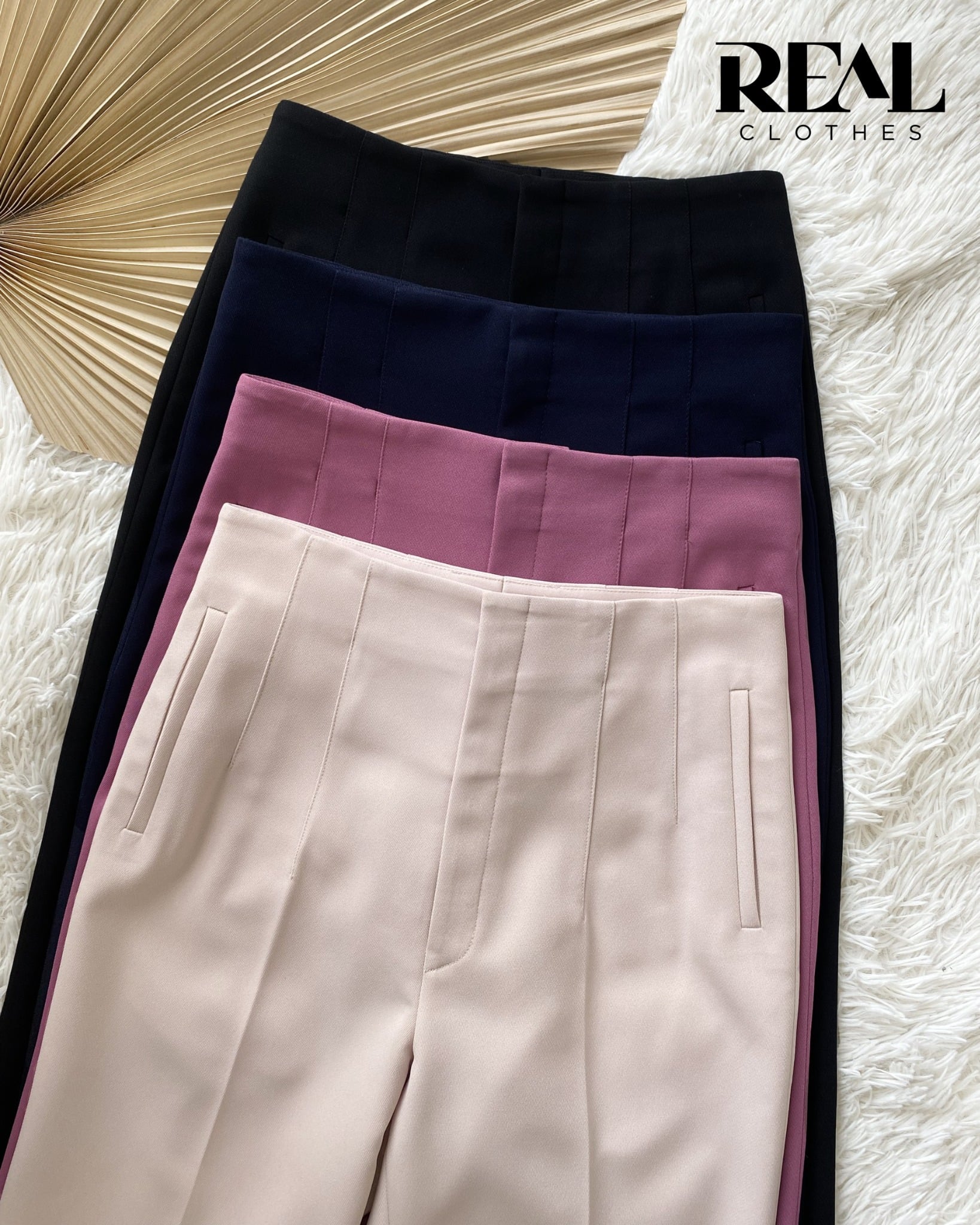 Quần Tokyo cindy xanh đen