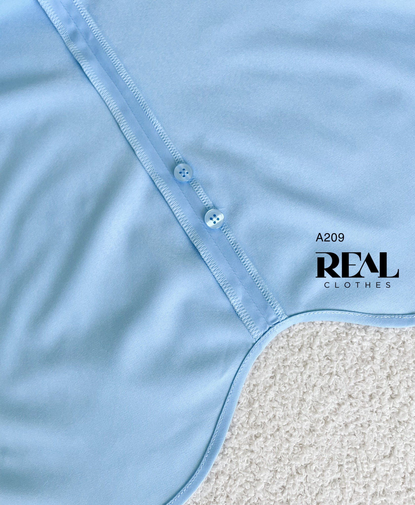 Sơ mi cánh dơi blue