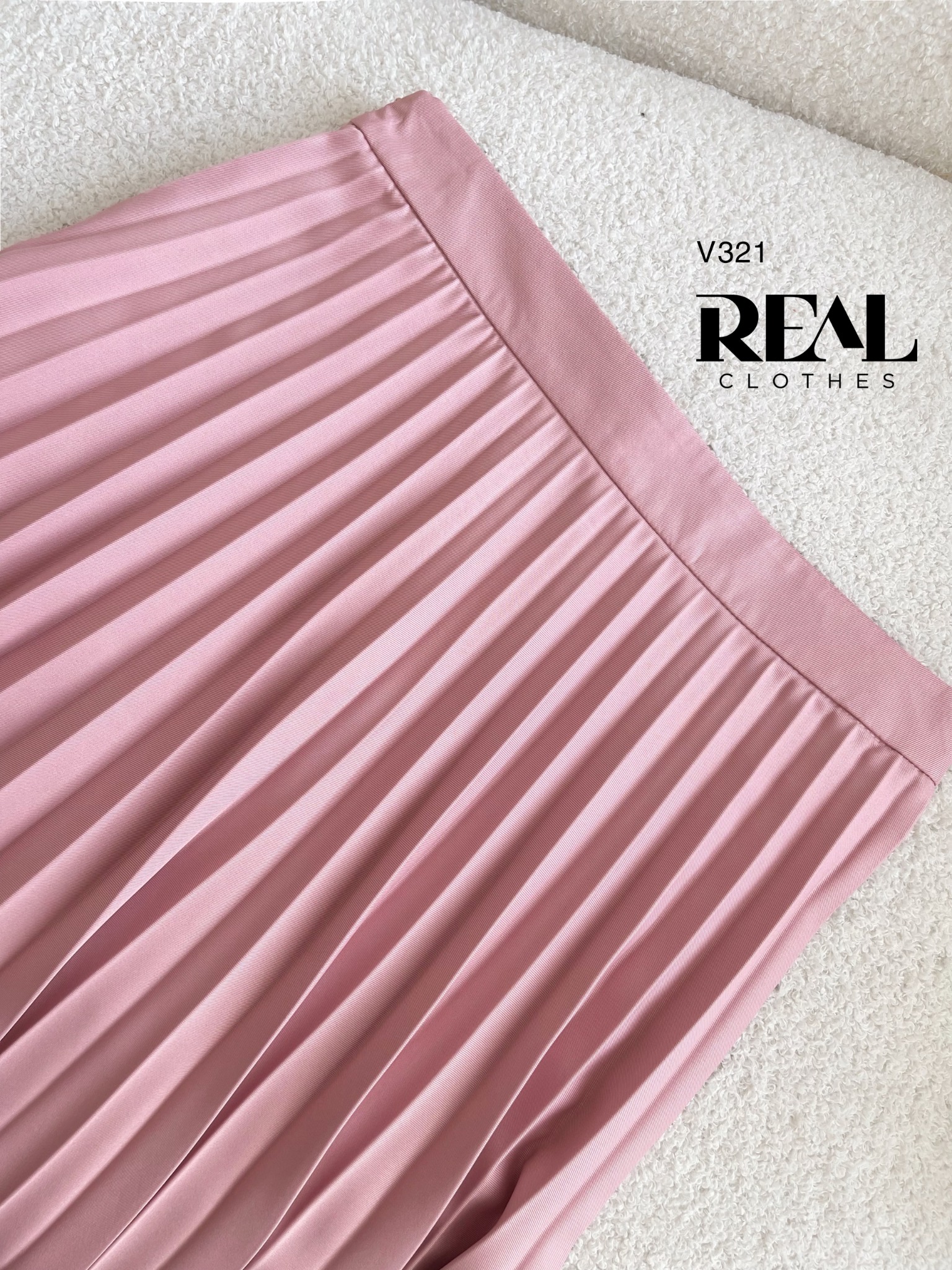 Váy rẻ quạt hồng FINAL SALE