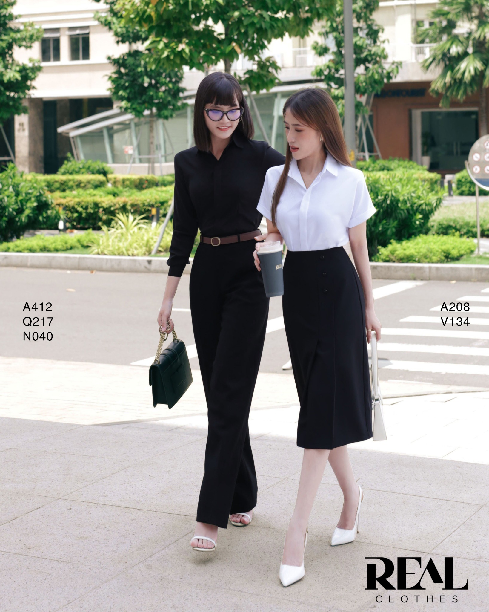 Sơ mi chít eo nano đen - size XS