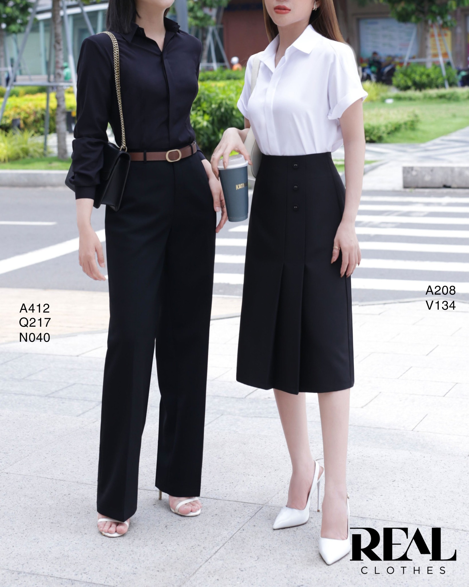 Sơ mi chít eo nano đen - size XS