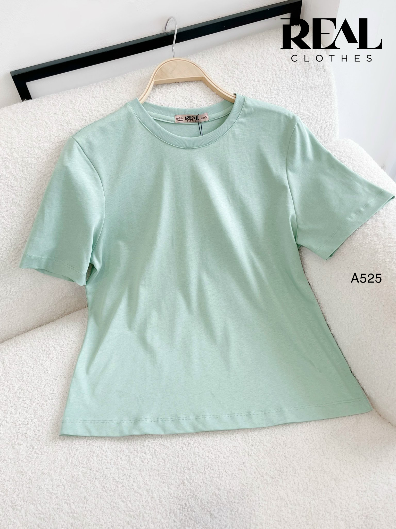 Áo thun cotton bạc hà SALE