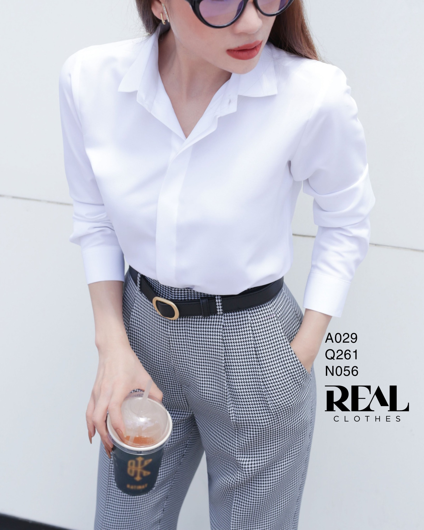 Quần lưng cao zigzag đen SALE