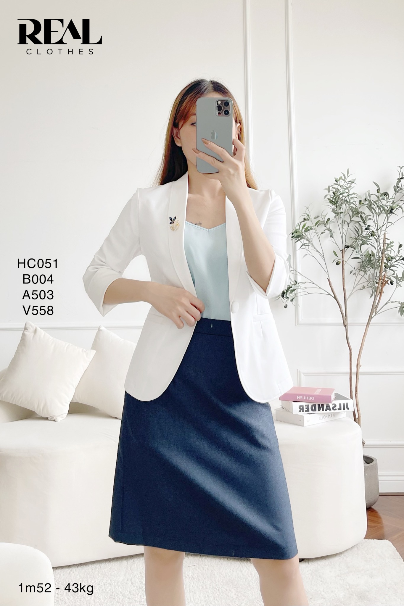 Áo 2 dây blue SALE - size XS