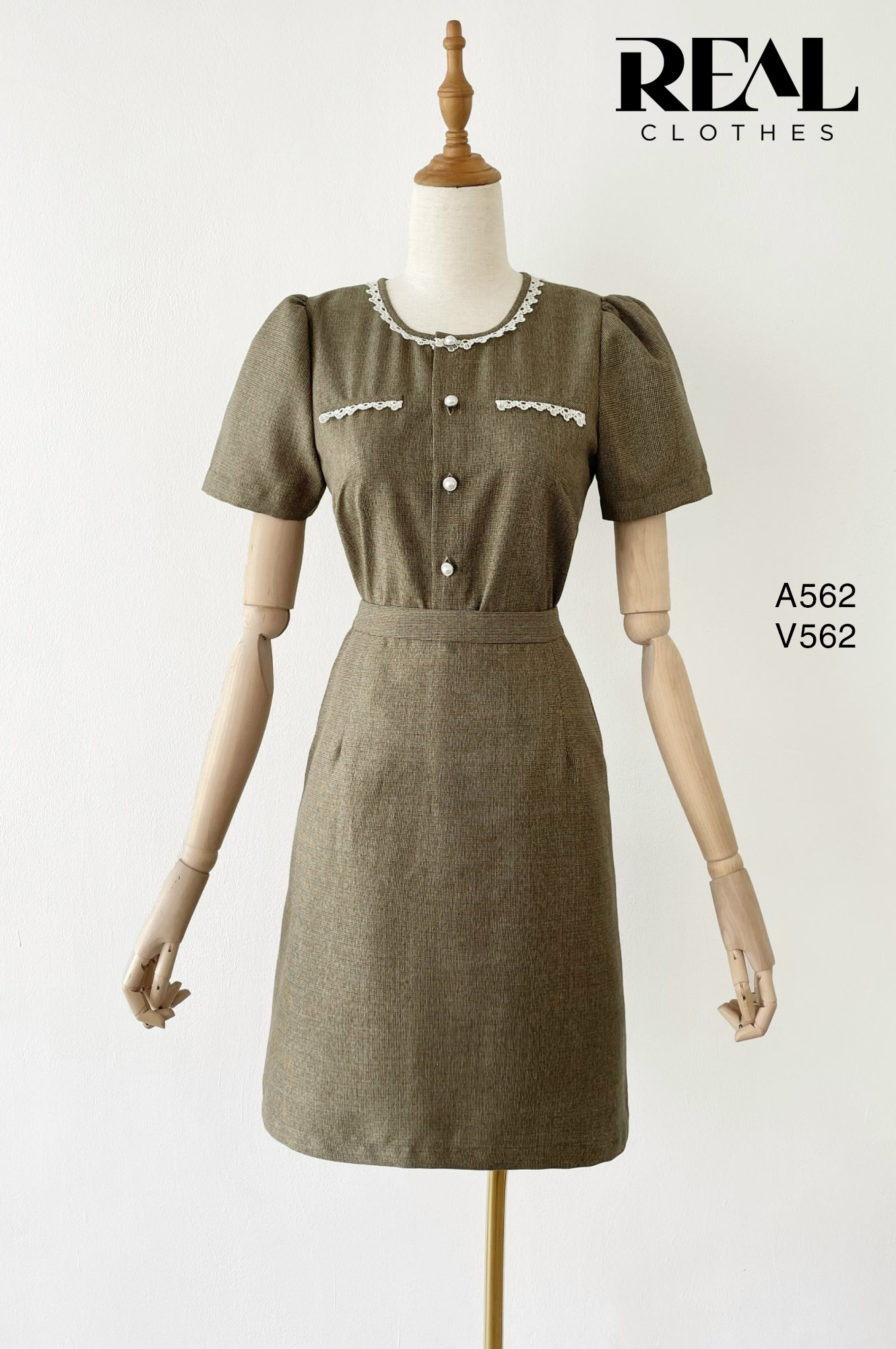 Váy Summer Lily nâu nhạt FINAL SALE - size XS