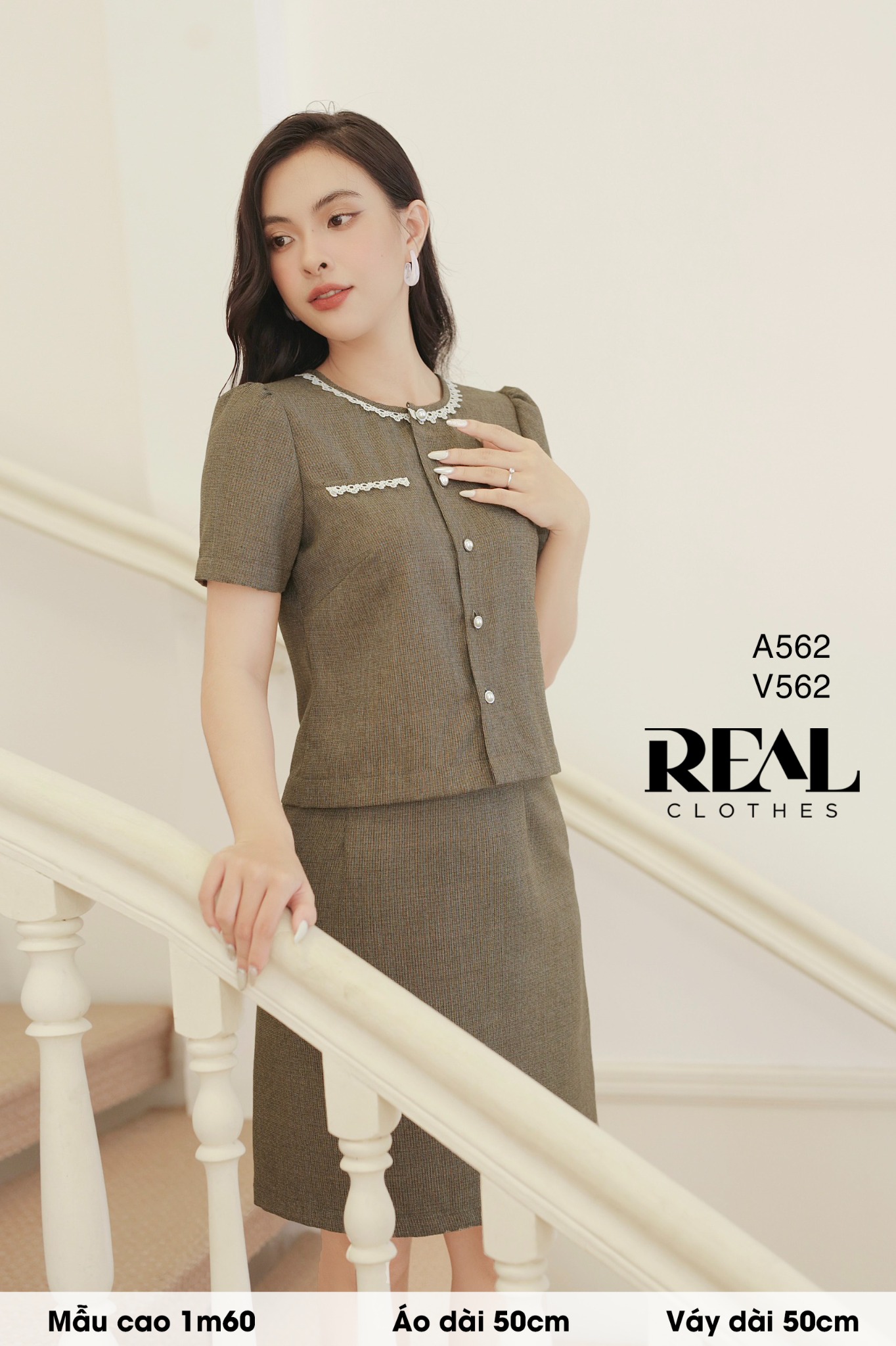 Váy Summer Lily nâu nhạt FINAL SALE - size XS